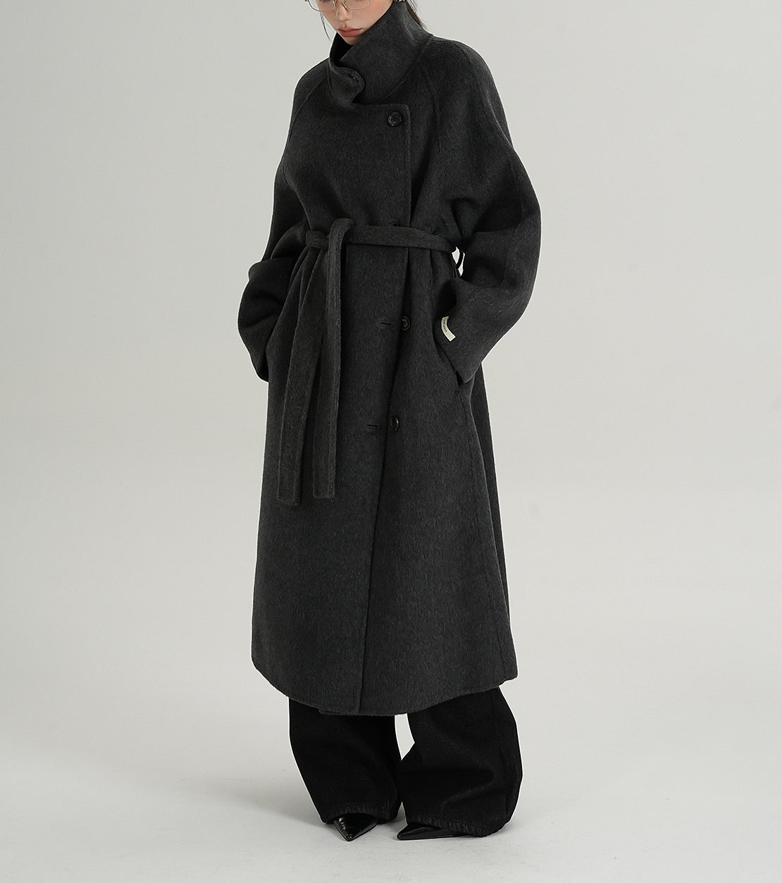 Funnel neck trenchcoat (preorder/ 3 colours)