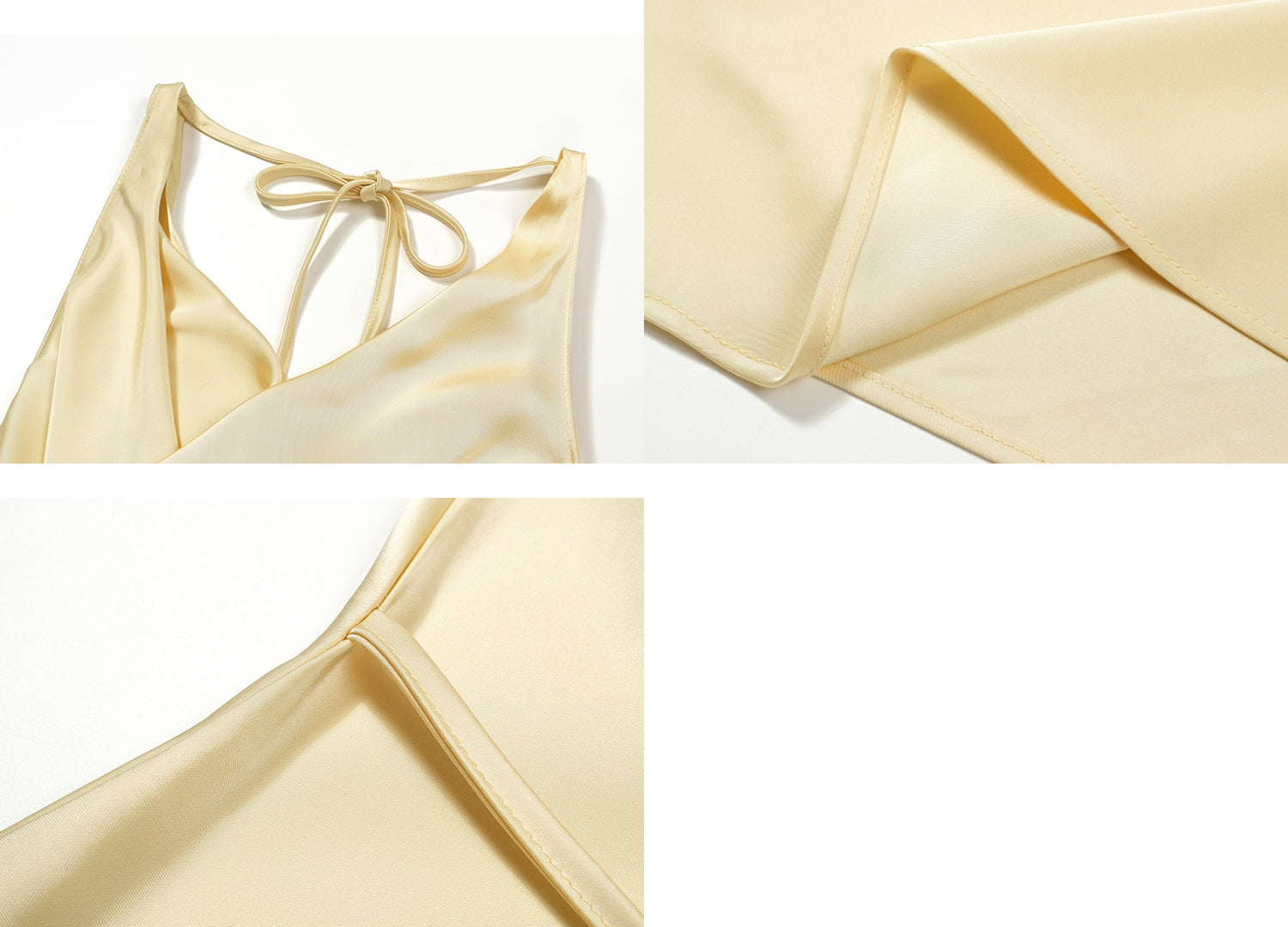 Butter satin dress (preorder)