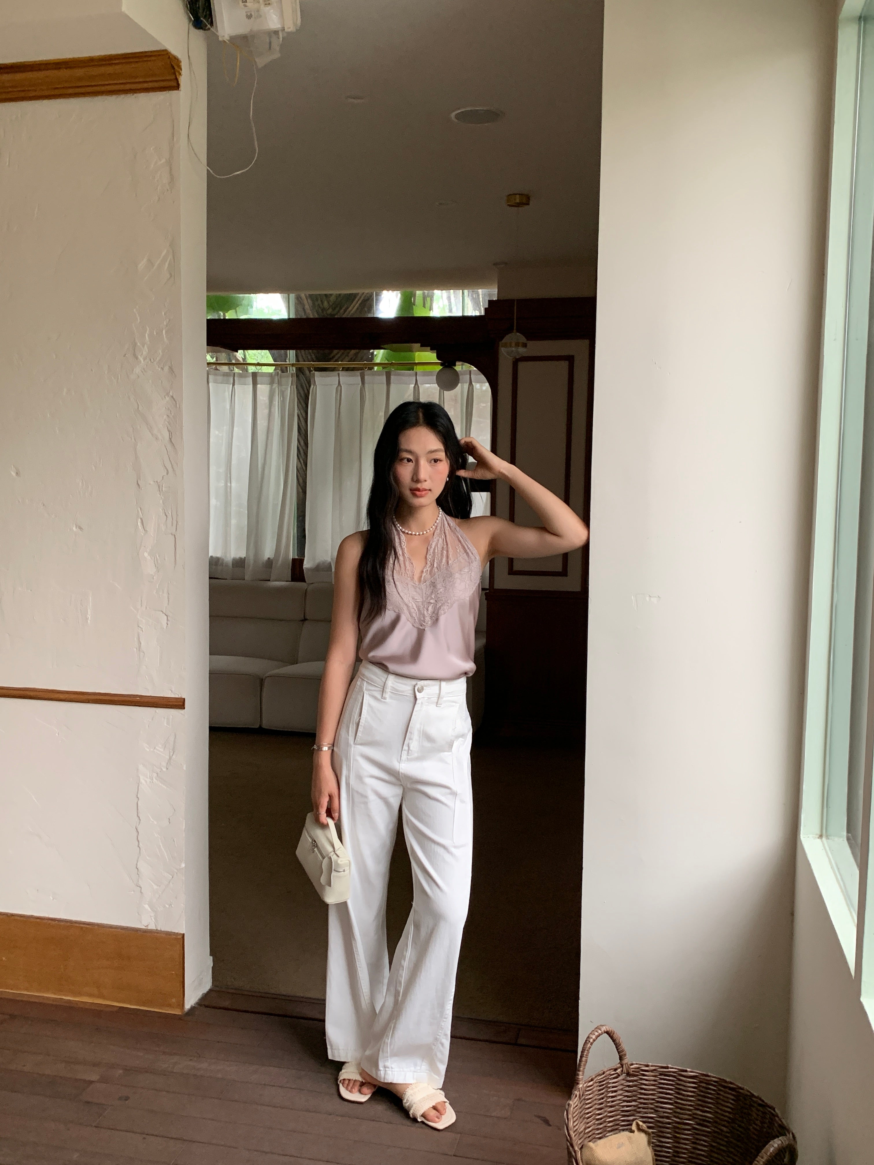 Dominique Top (ready stock)