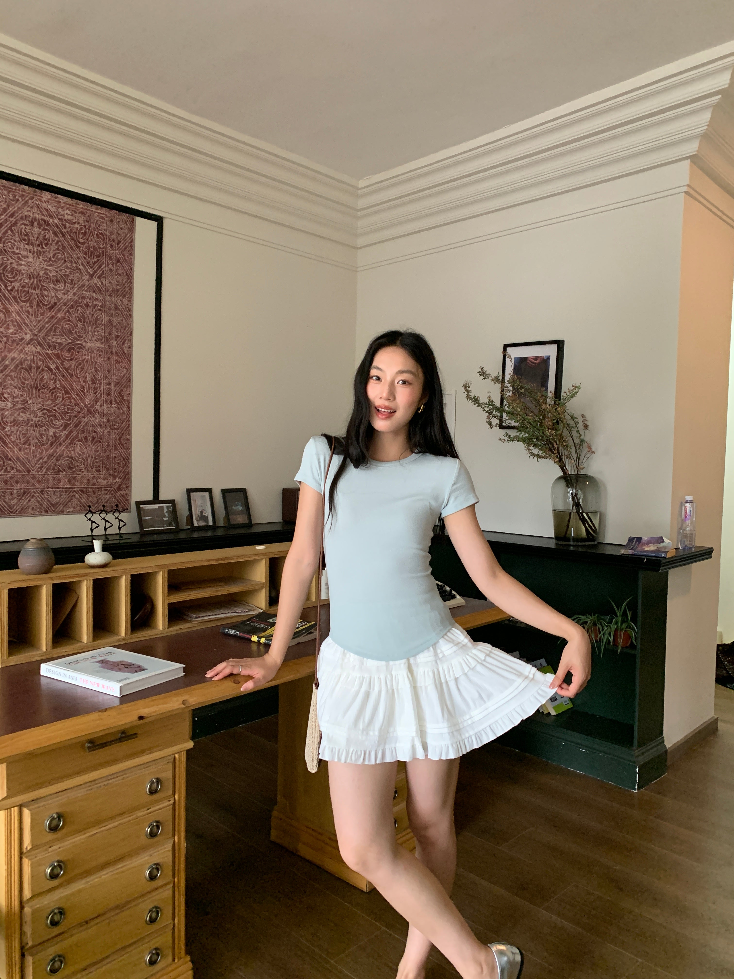 Ginny fitted top (ready stock)