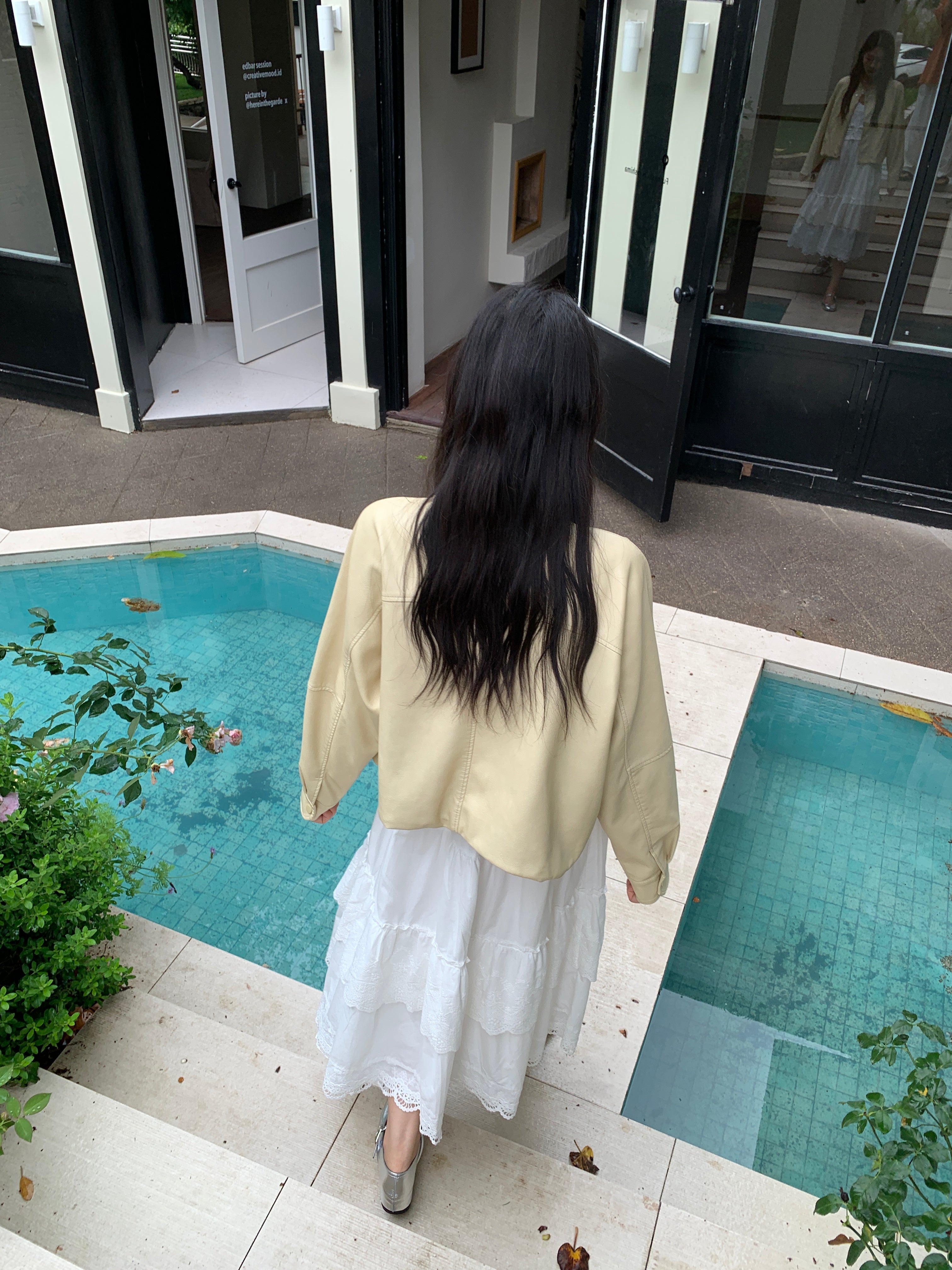 Lemon Leather Jacket (ready stock)