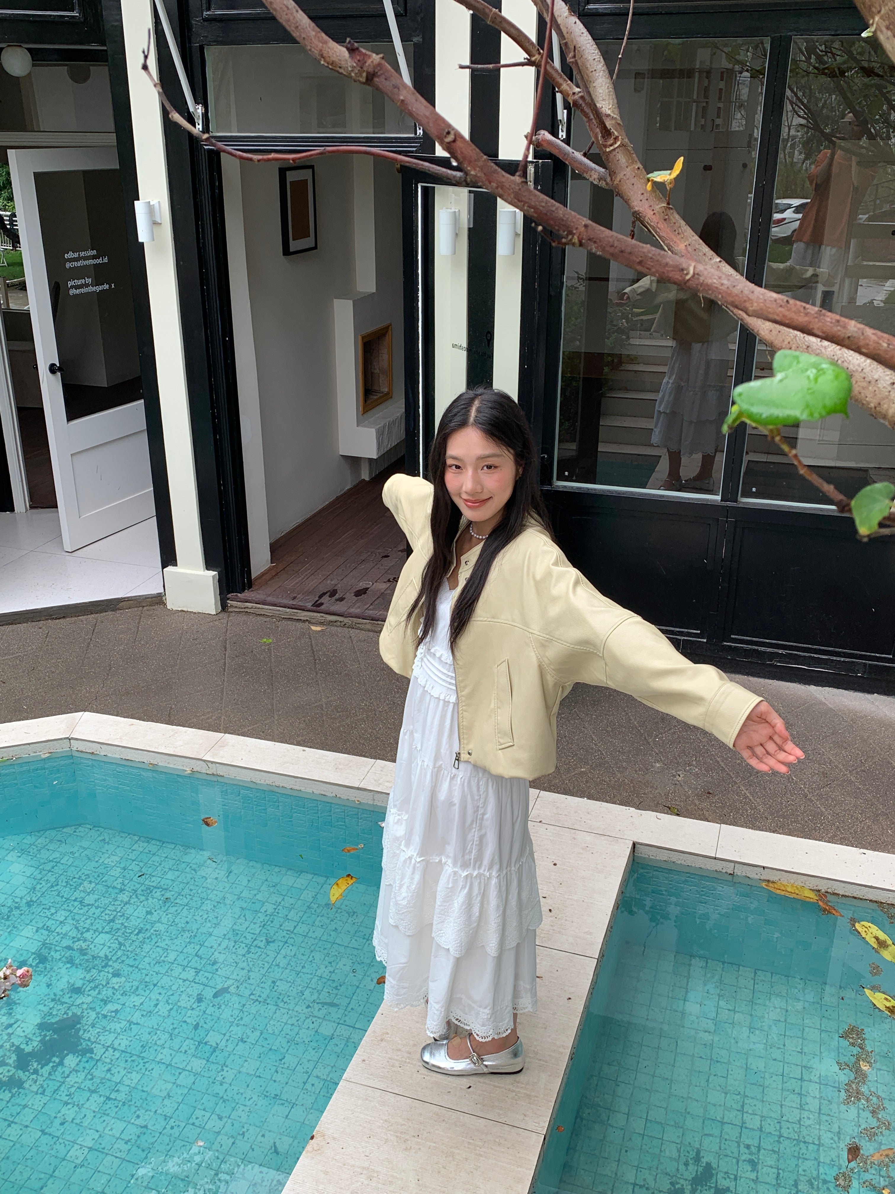 Lemon Leather Jacket (ready stock)