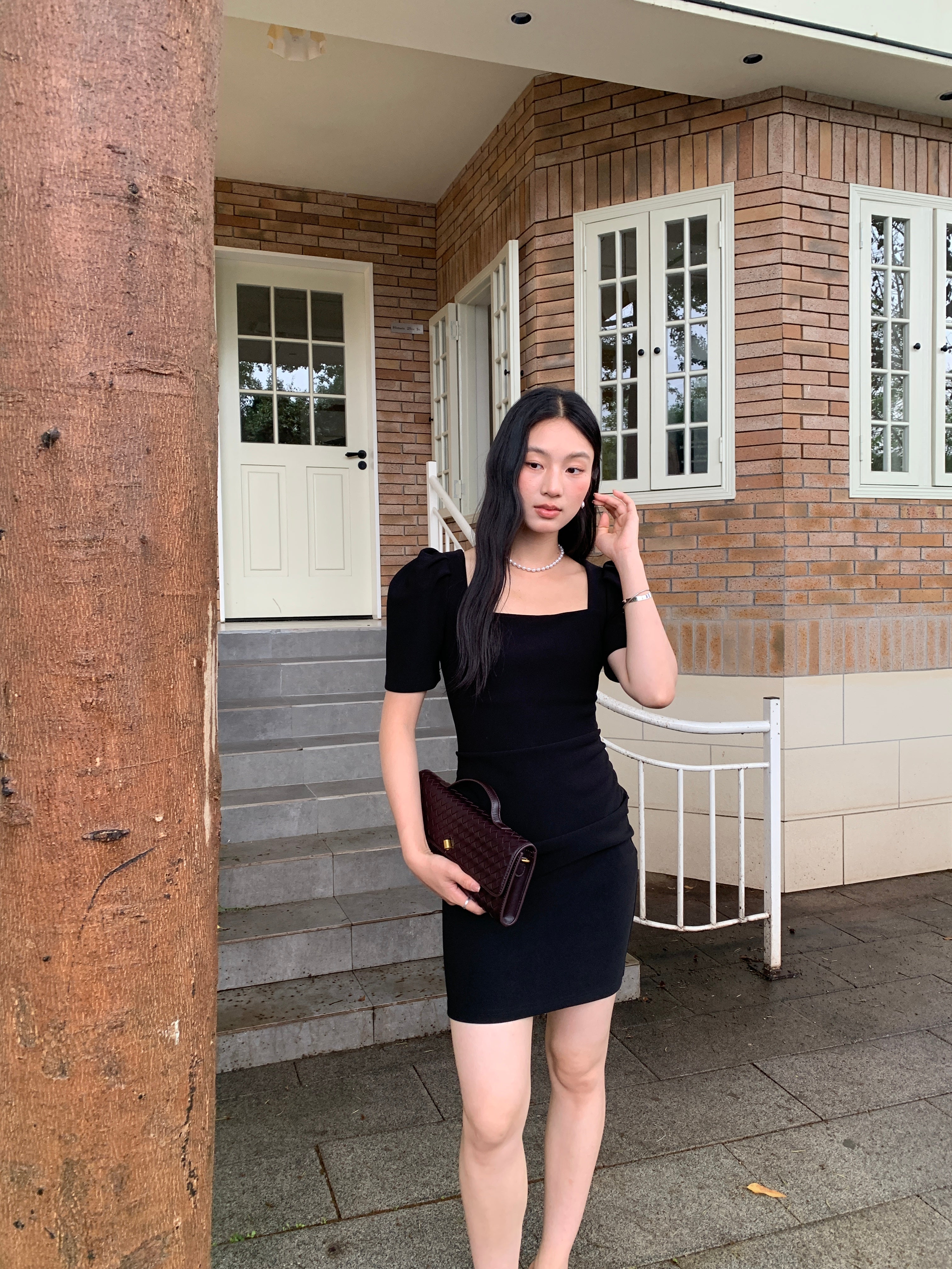 Penns dress (READY STOCK IN BLACK&WHITE (S))