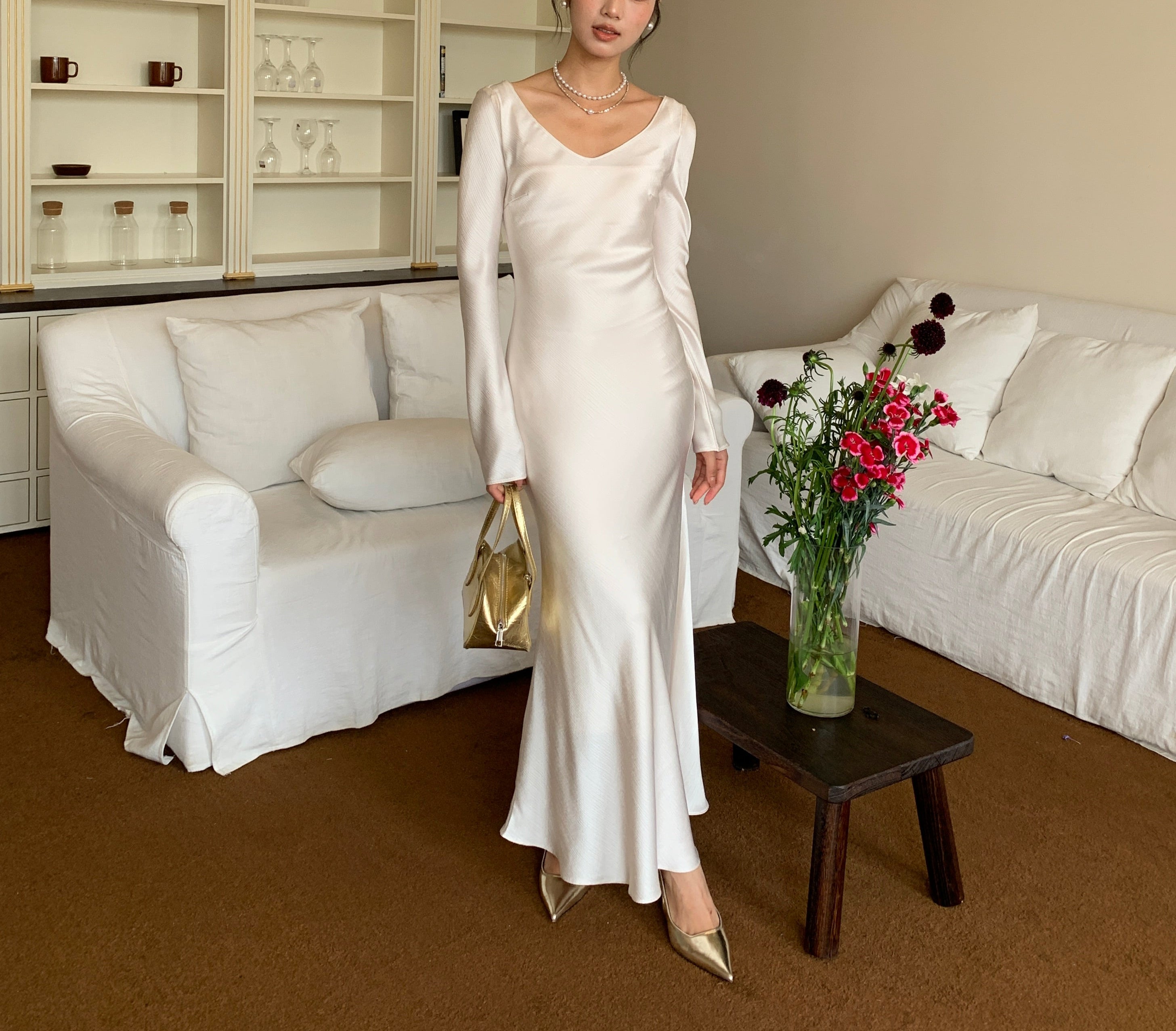 Nightingale maxi dress (ready stock)