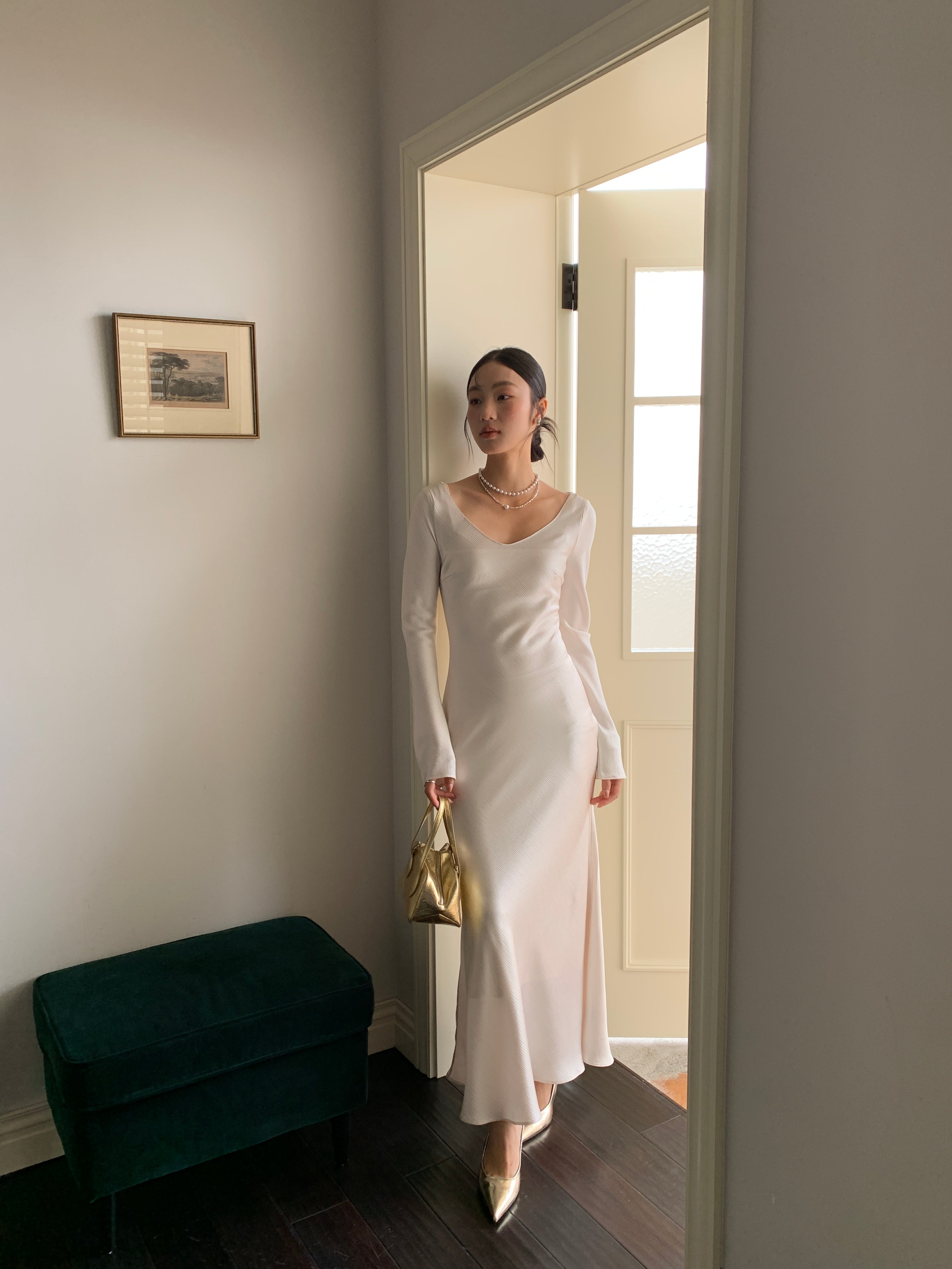 Nightingale maxi dress (ready stock)