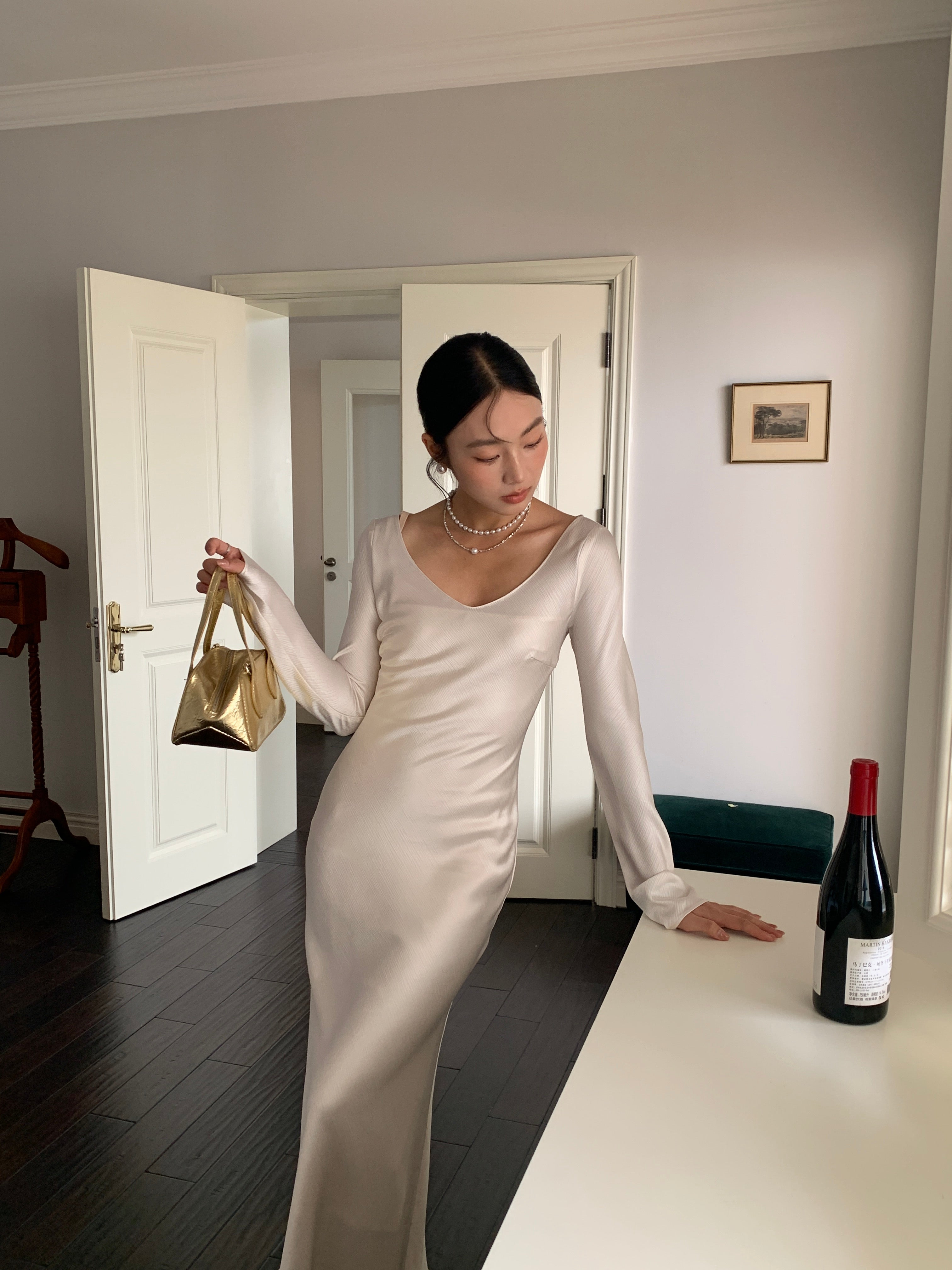 Nightingale maxi dress (ready stock)