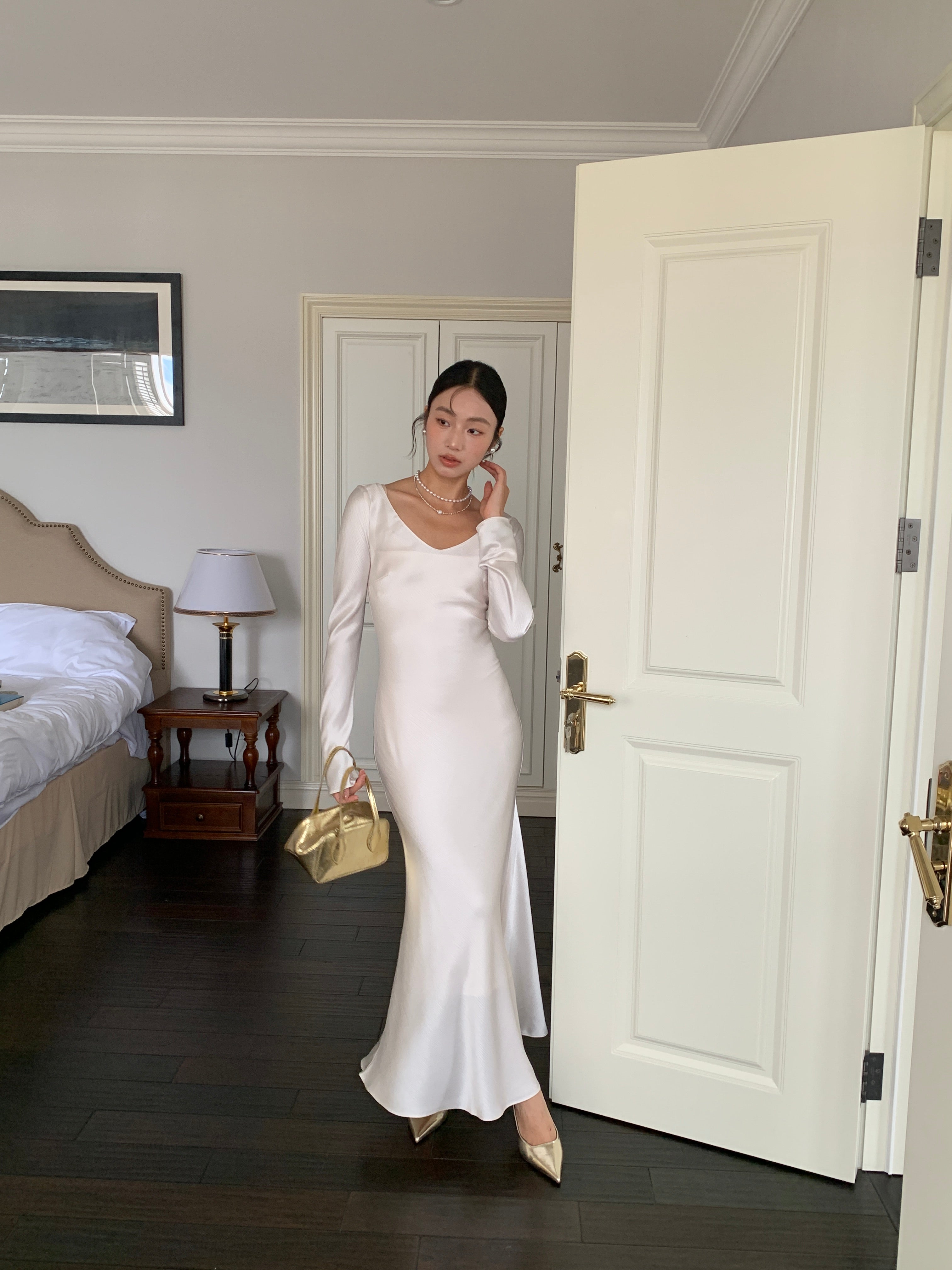 Nightingale maxi dress (ready stock)