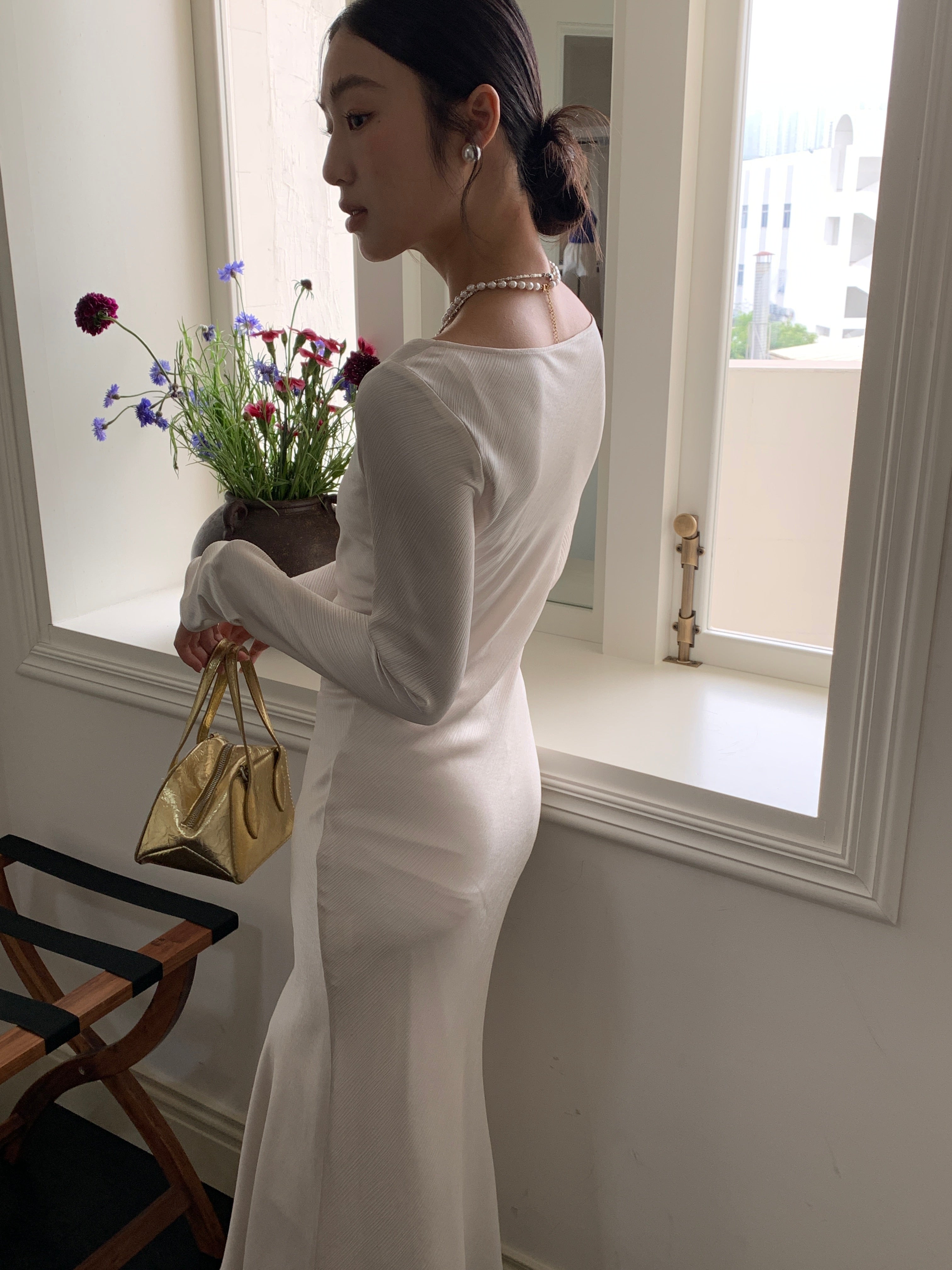 Nightingale maxi dress (ready stock)