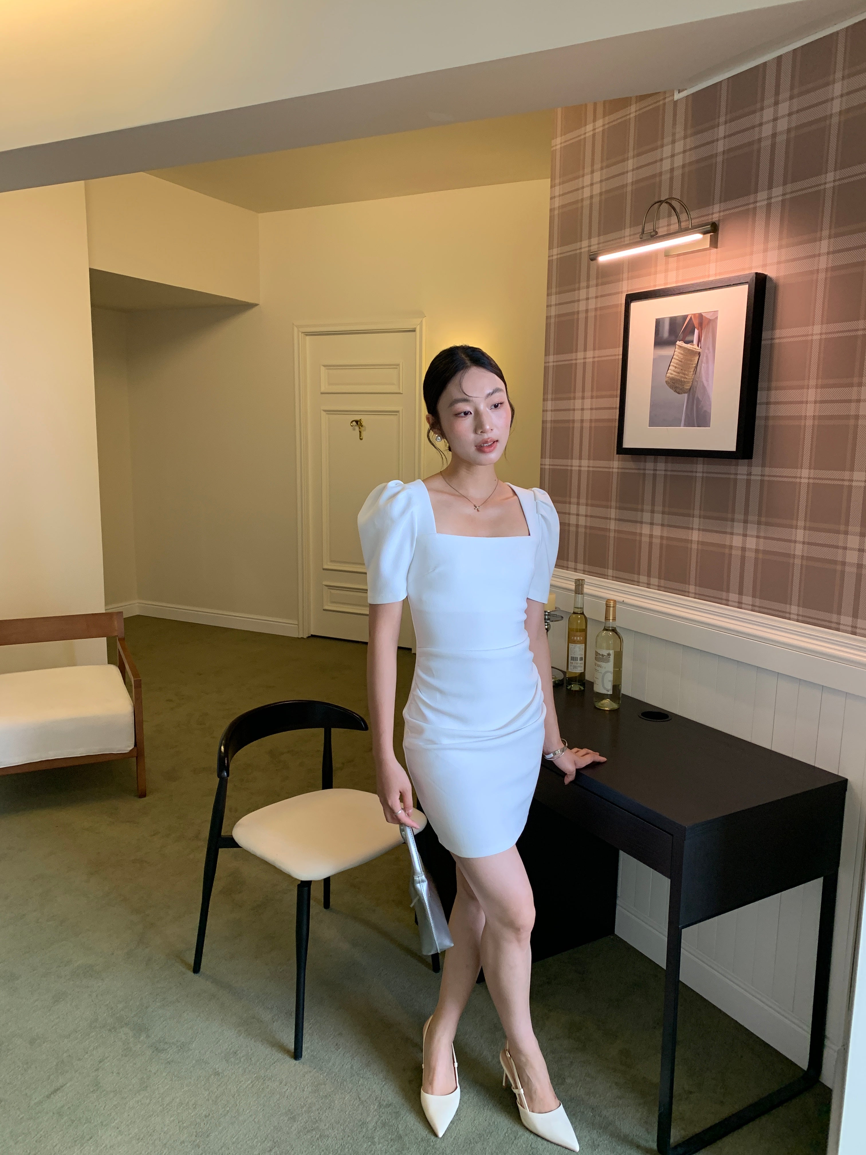 Penns dress (READY STOCK IN BLACK&WHITE (S))