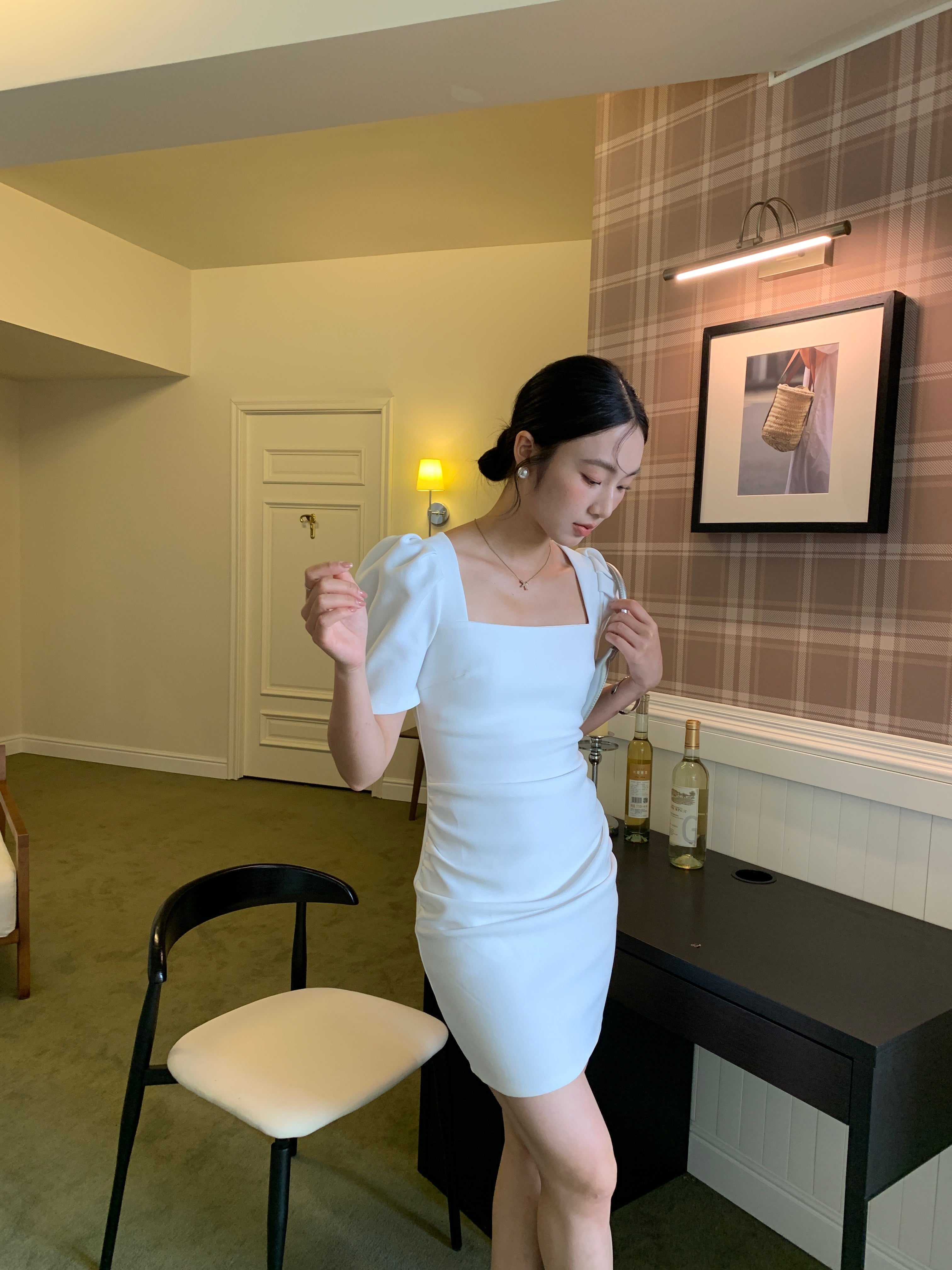 Penns dress (READY STOCK IN BLACK&WHITE (S))