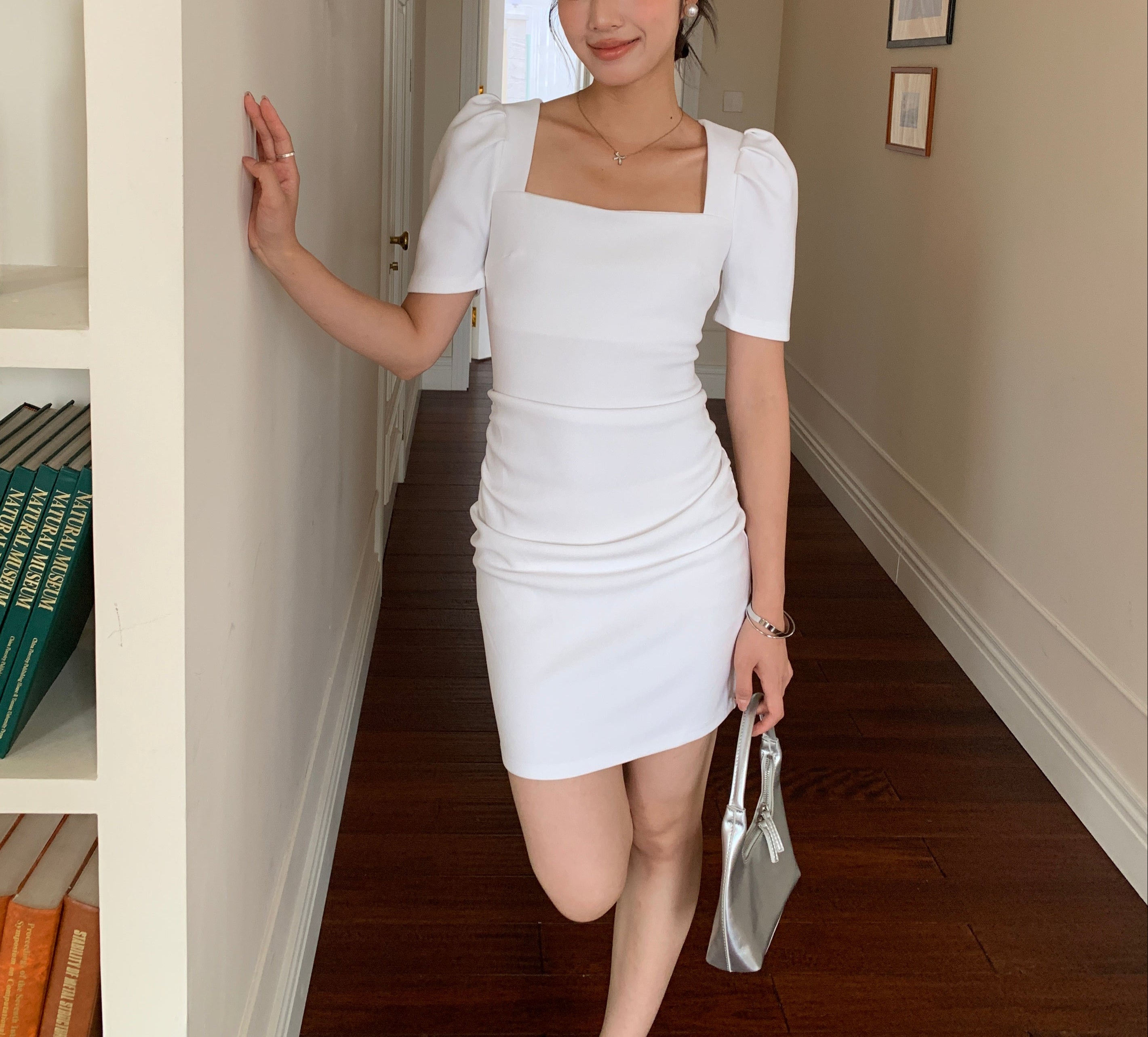 Penns dress (READY STOCK IN BLACK&WHITE (S))