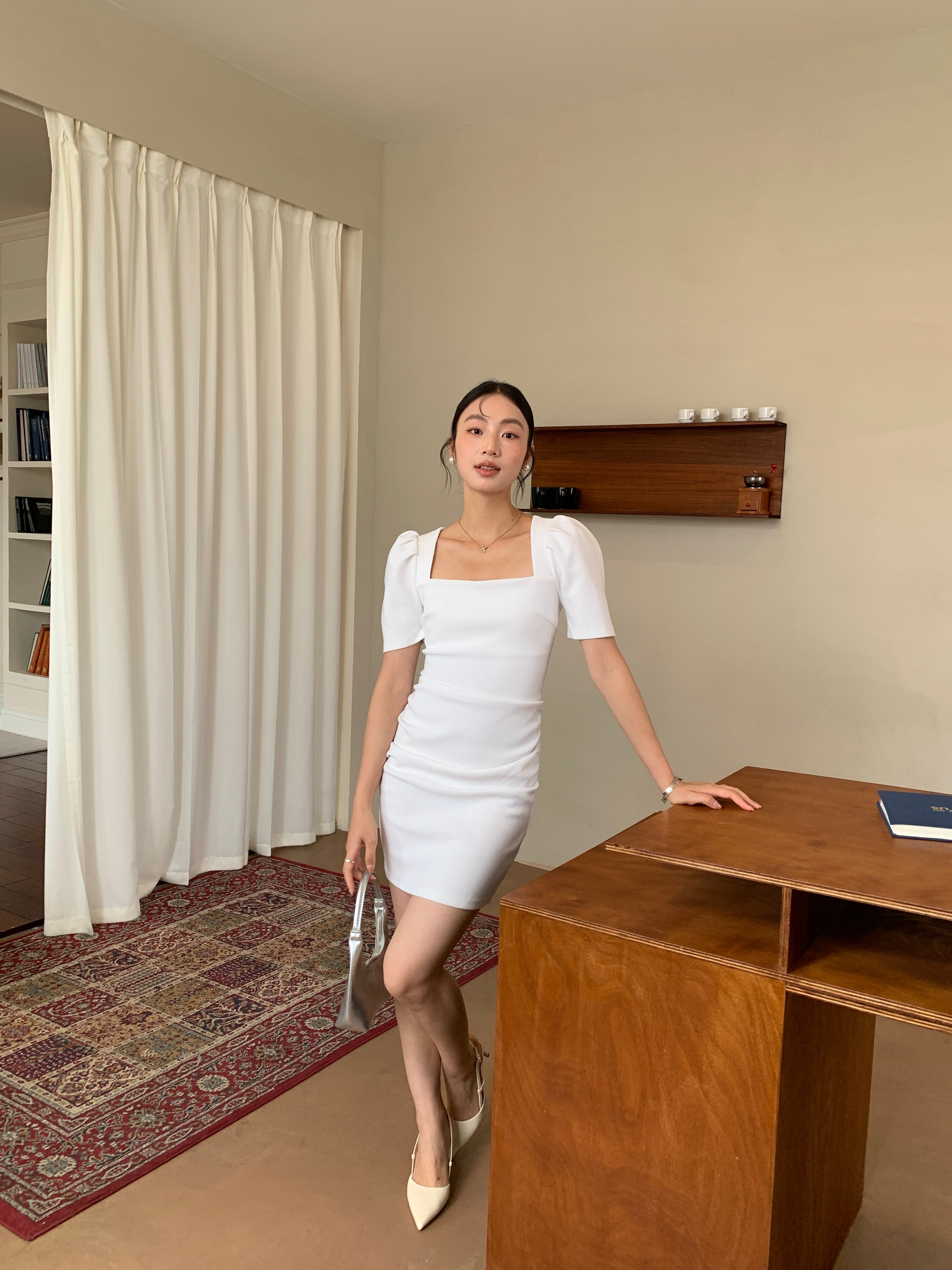 Penns dress (READY STOCK IN BLACK&WHITE (S))