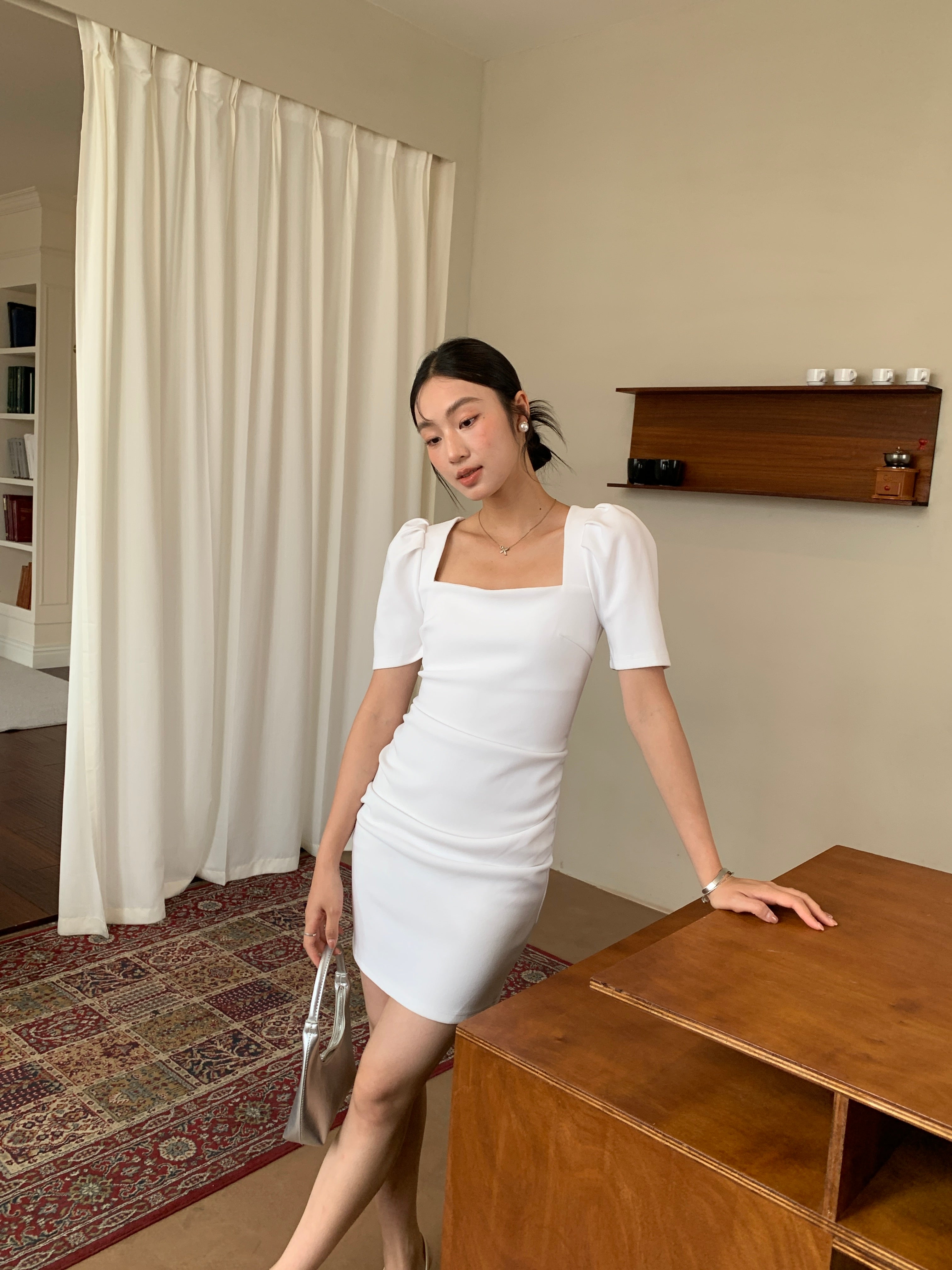 Penns dress (READY STOCK IN BLACK&WHITE (S))