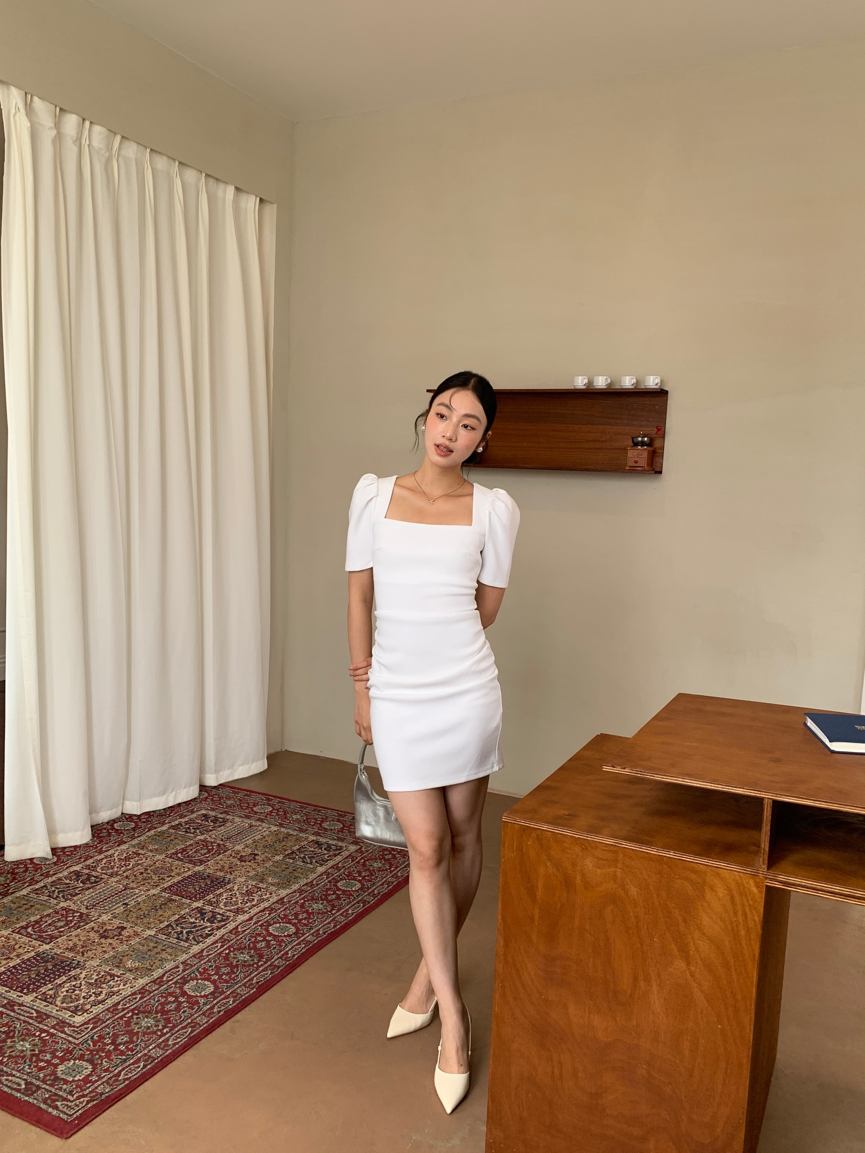 Penns dress (READY STOCK IN BLACK&WHITE (S))