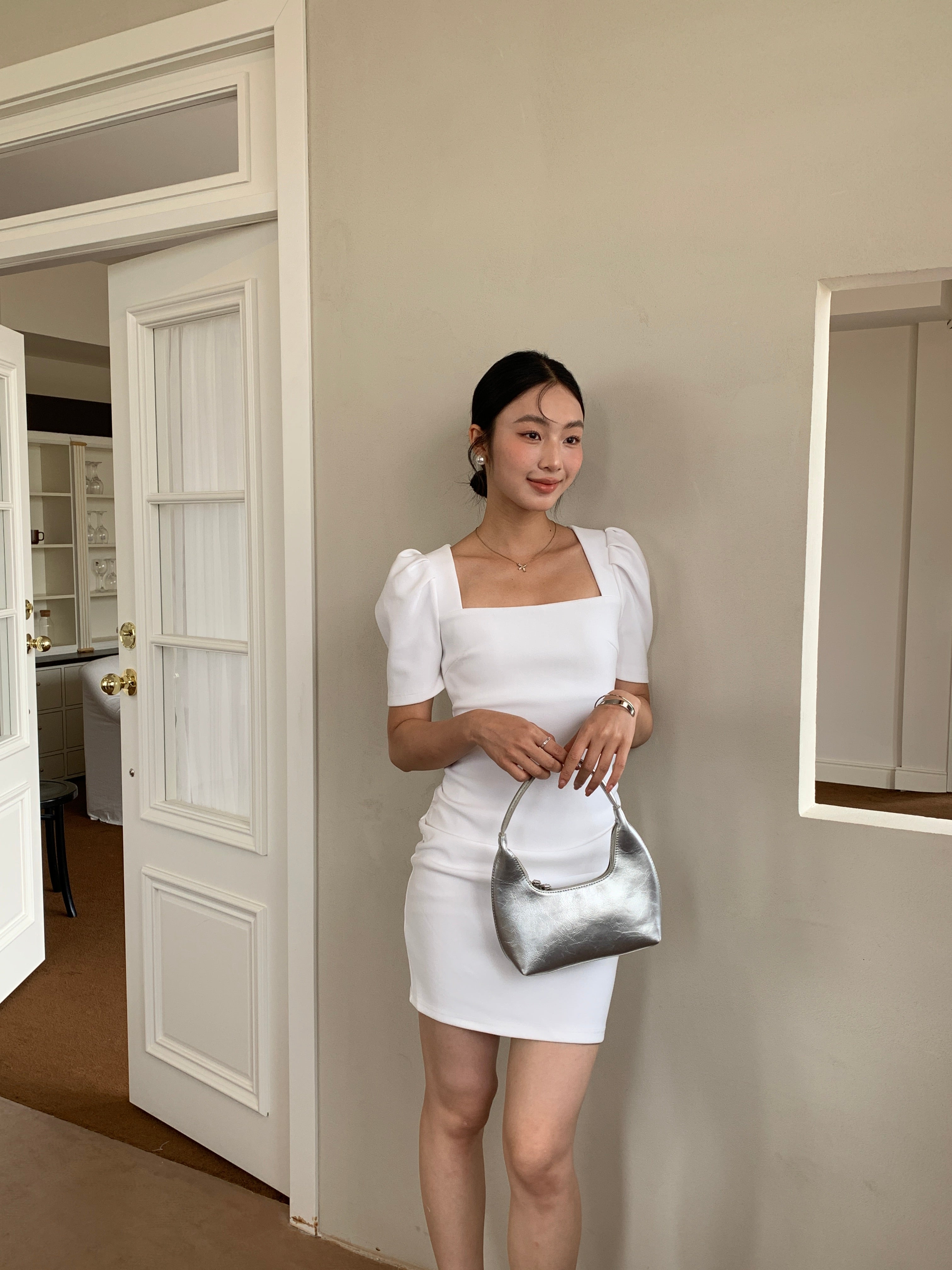 Penns dress (READY STOCK IN BLACK&WHITE (S))