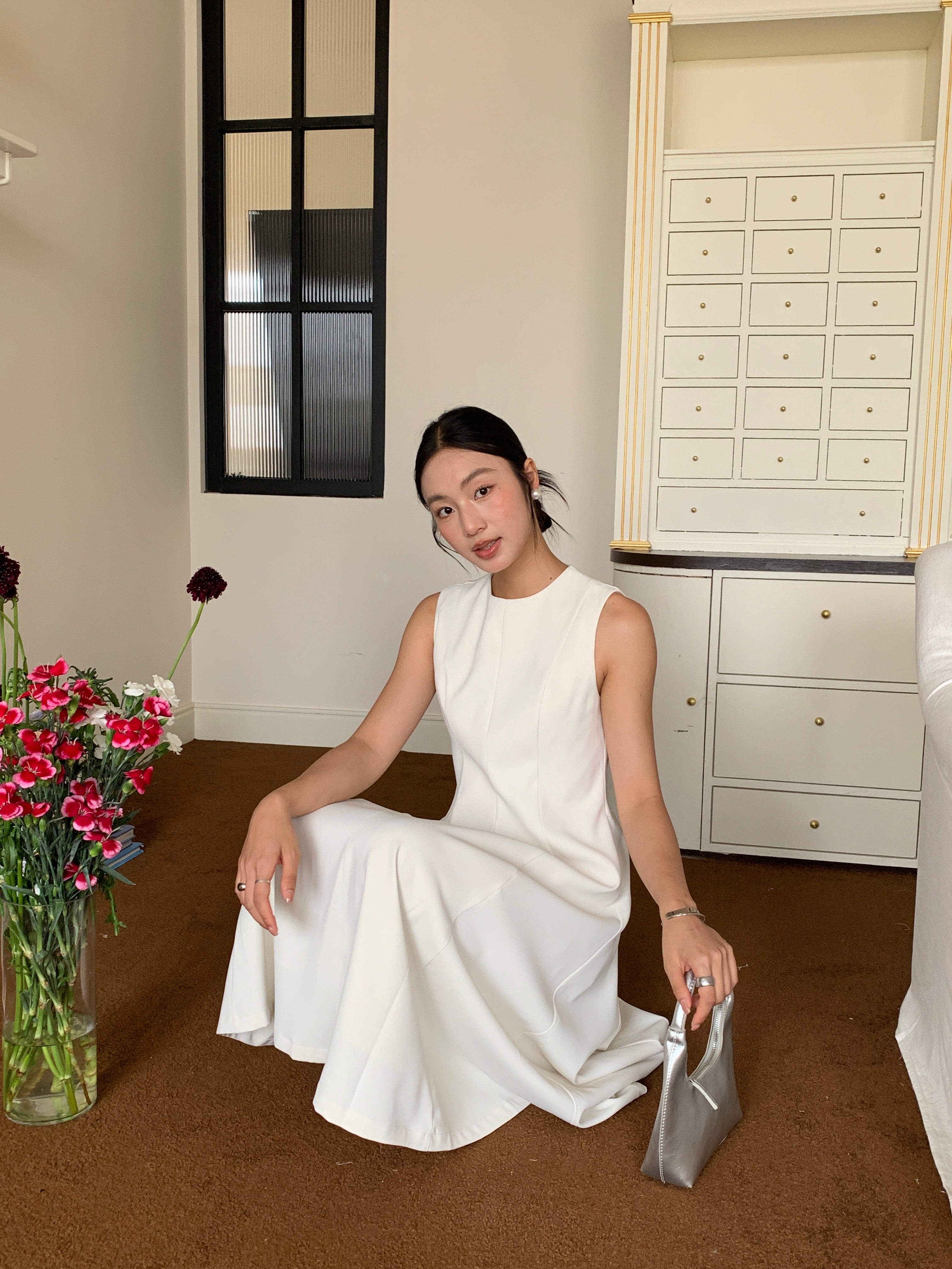 Mion dress (ready stock in black (S)/ 2 colours)