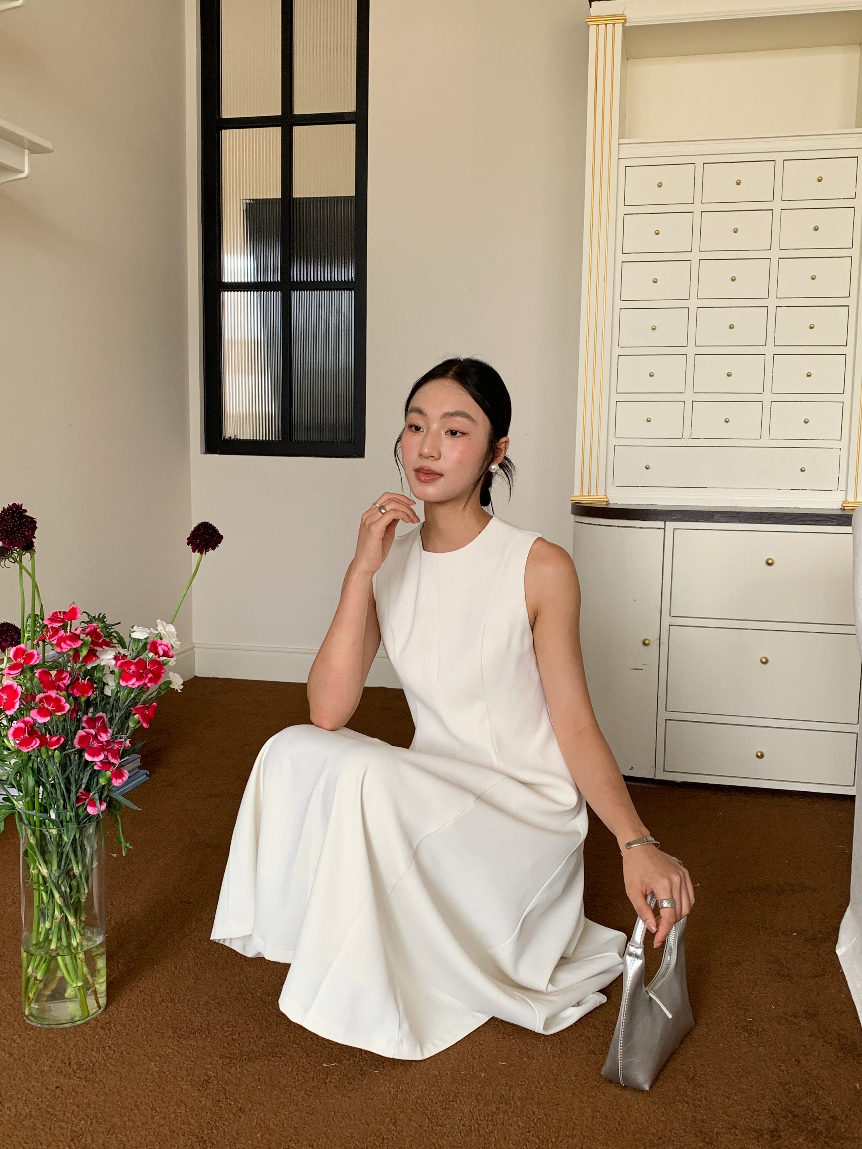 Mion dress (ready stock in black (S)/ 2 colours)