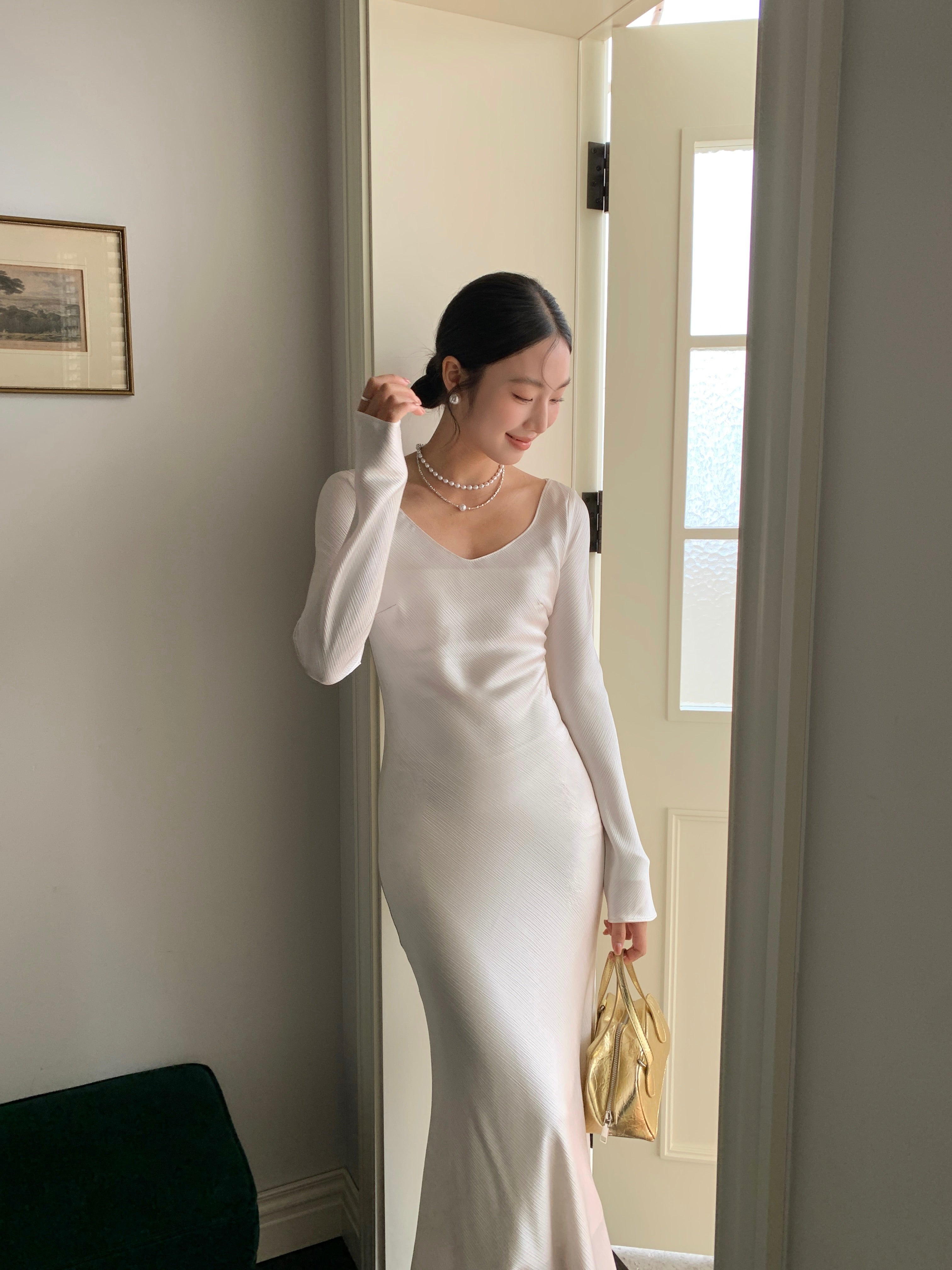 Nightingale maxi dress (ready stock)