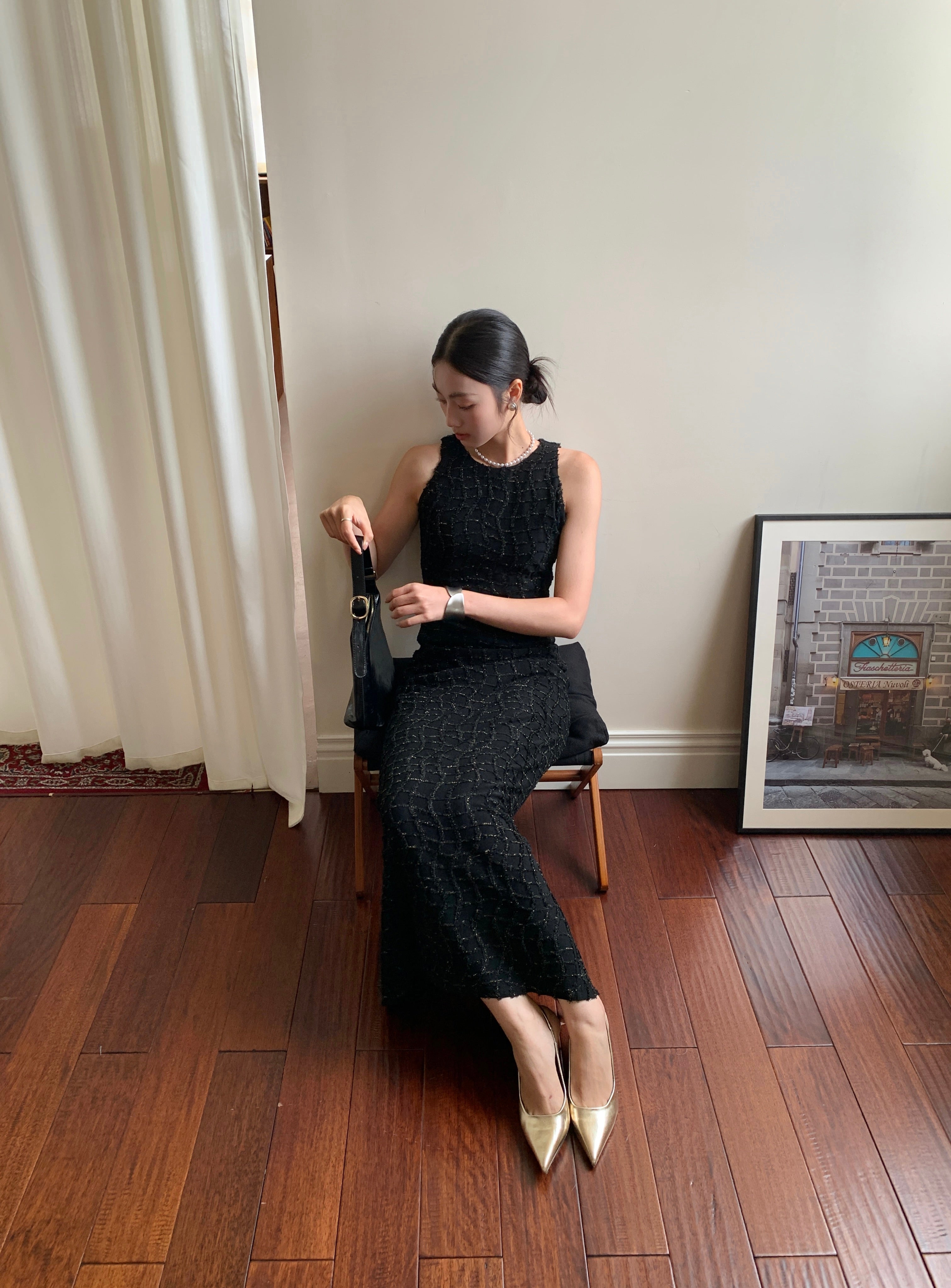 Bene maxi dress (ready stock in S)