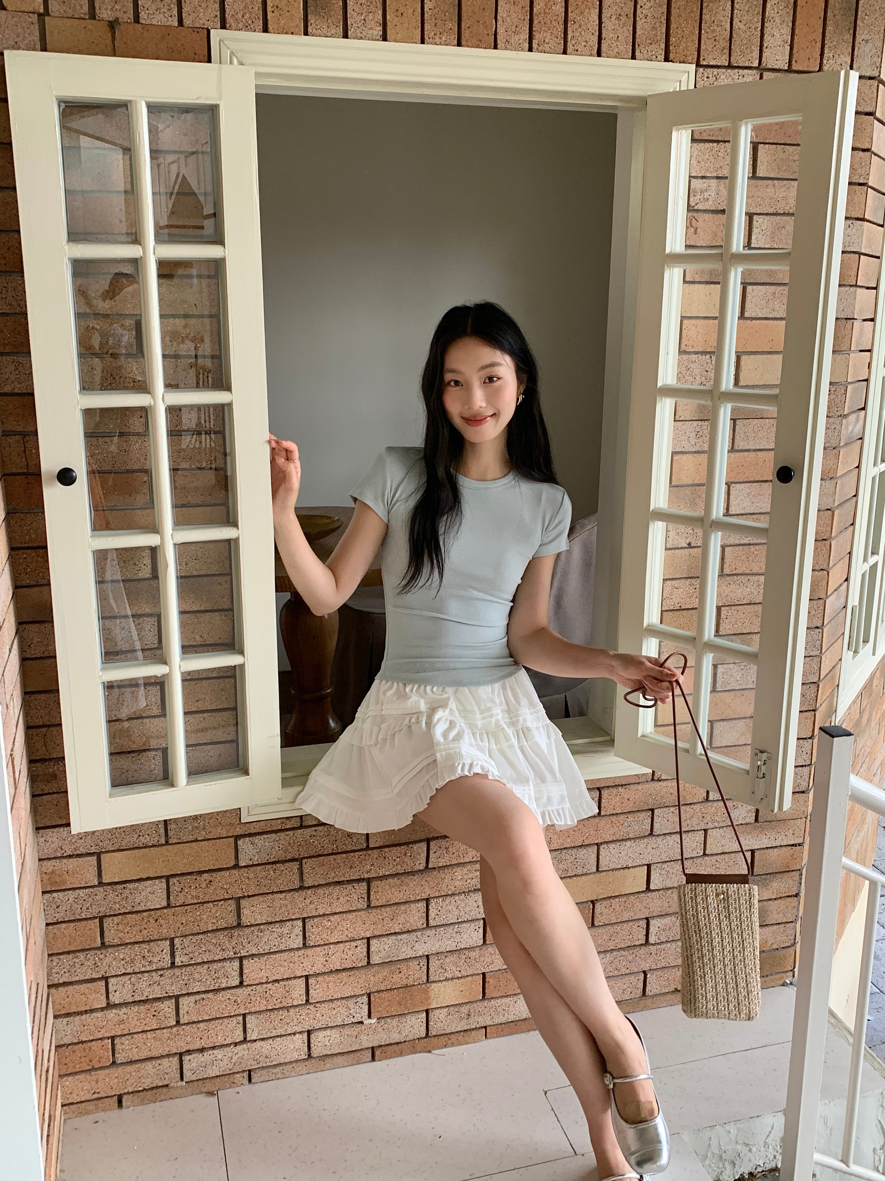 Ginny fitted top (ready stock)