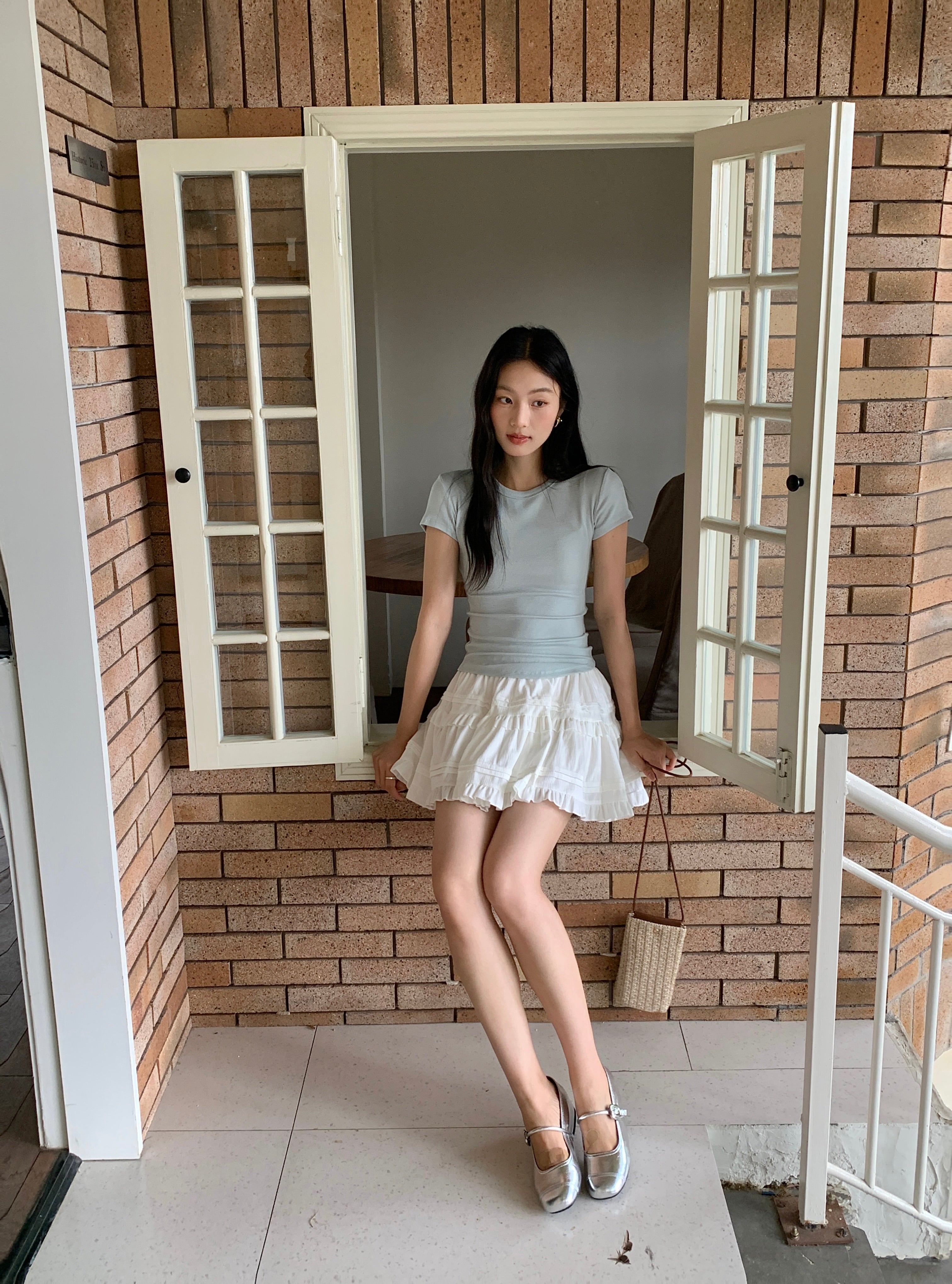 Ginny fitted top (ready stock)