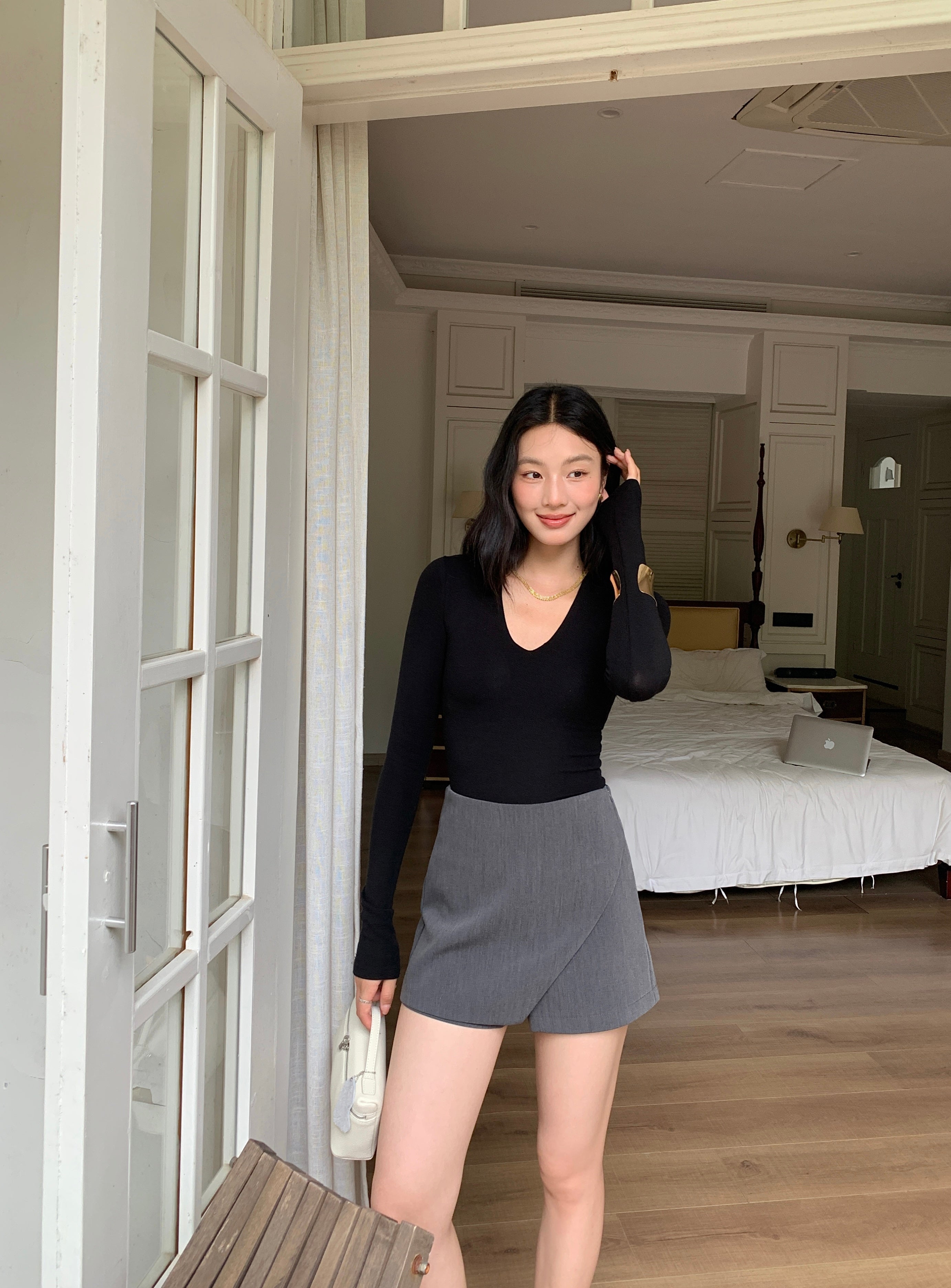 Overlap skort (preorder/ 2 colours)