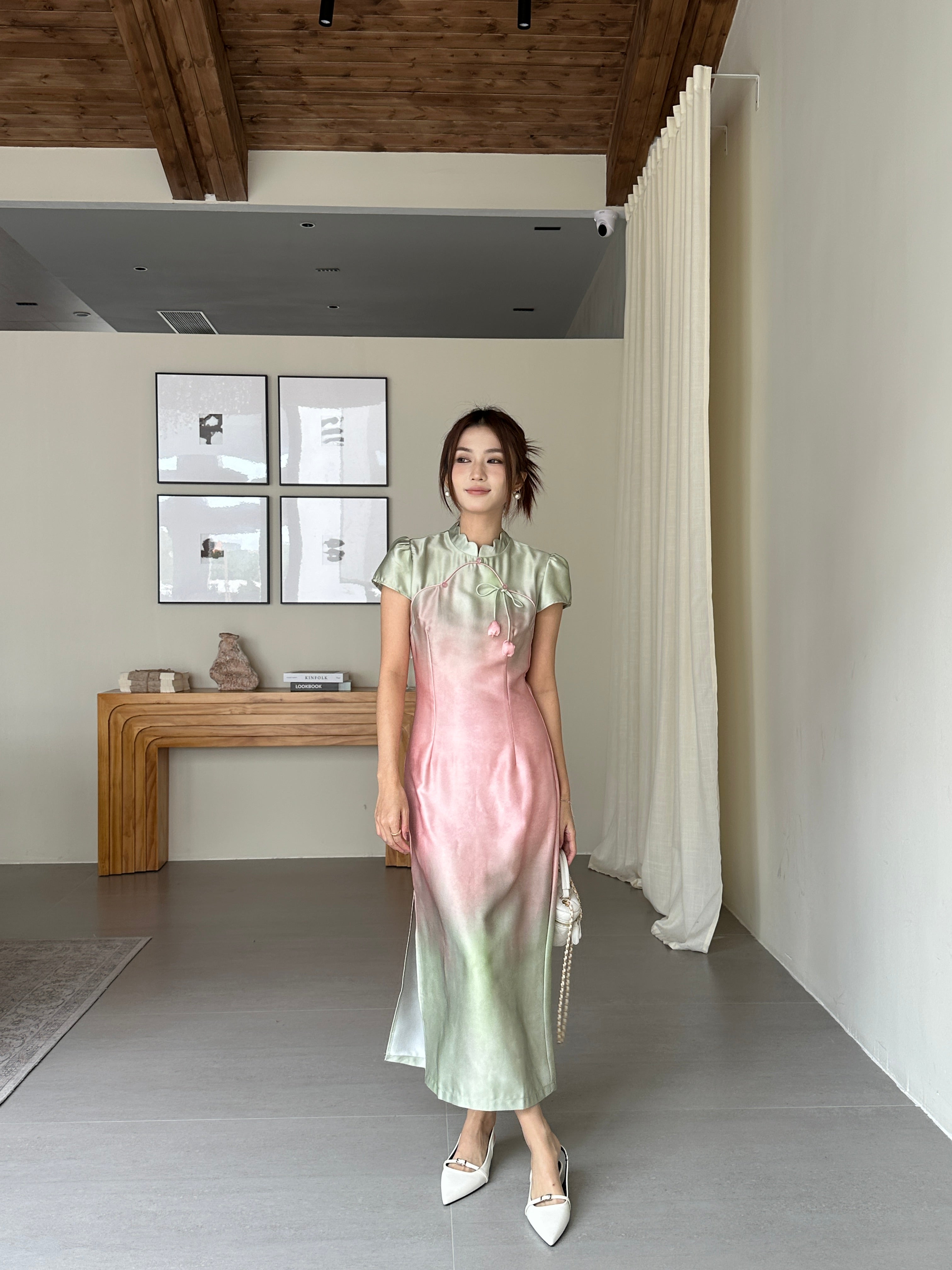 Sorbet cheongsam (ready stock in S)