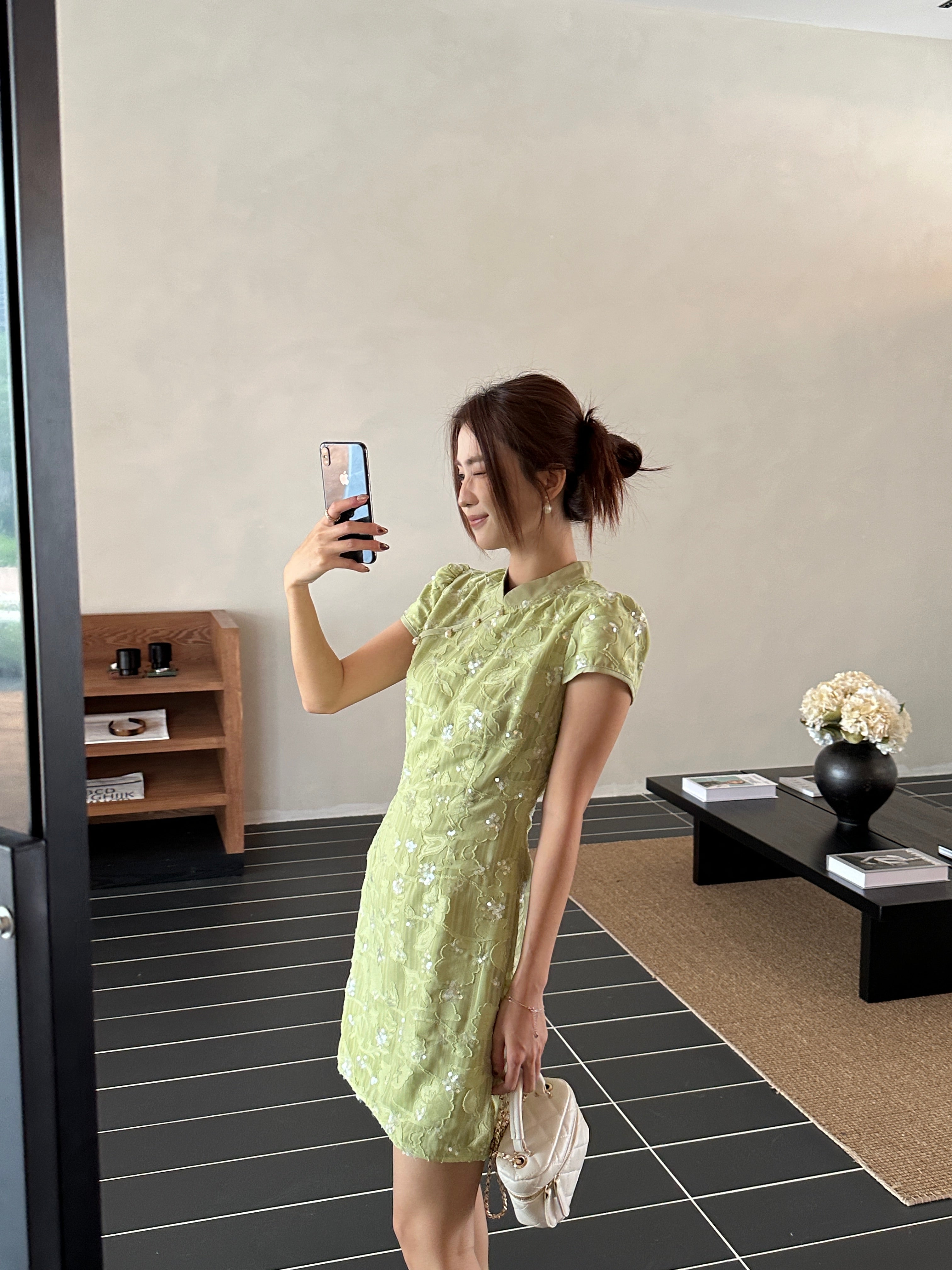 Banano cheongsam (preorder/ 2 colours)