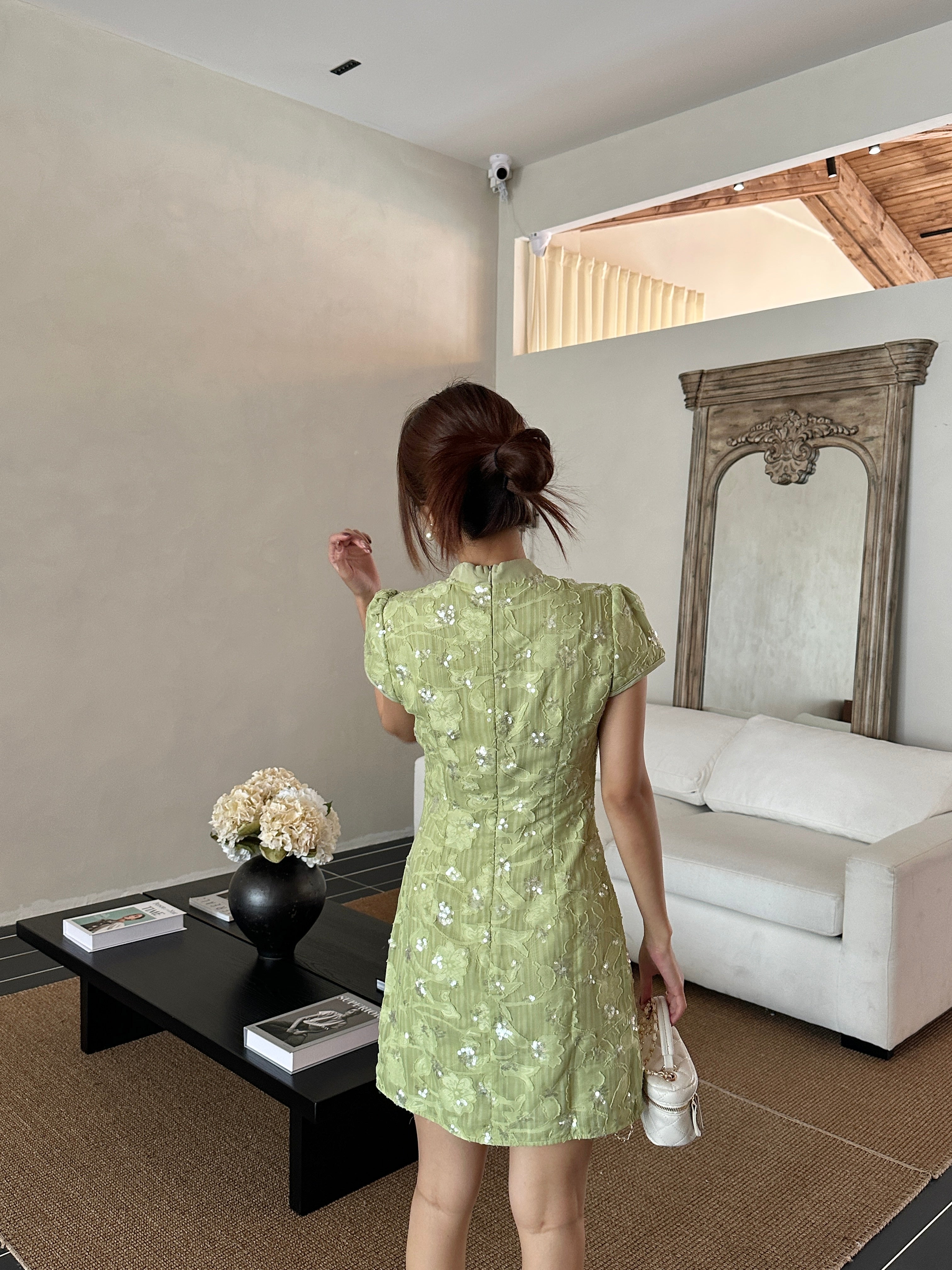 Banano cheongsam (preorder/ 2 colours)