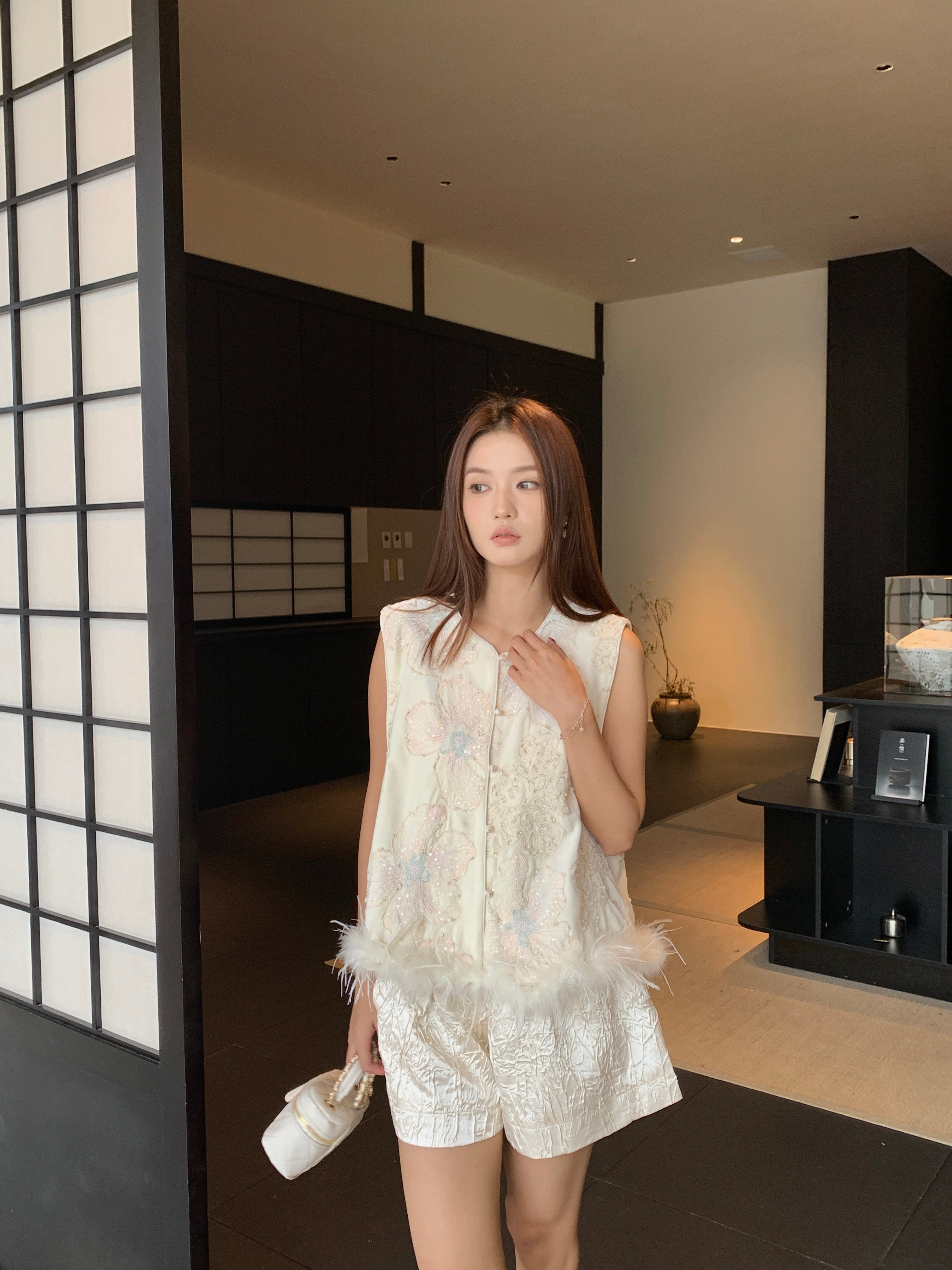 Hoo oriental top (preorder/ 2 colours)