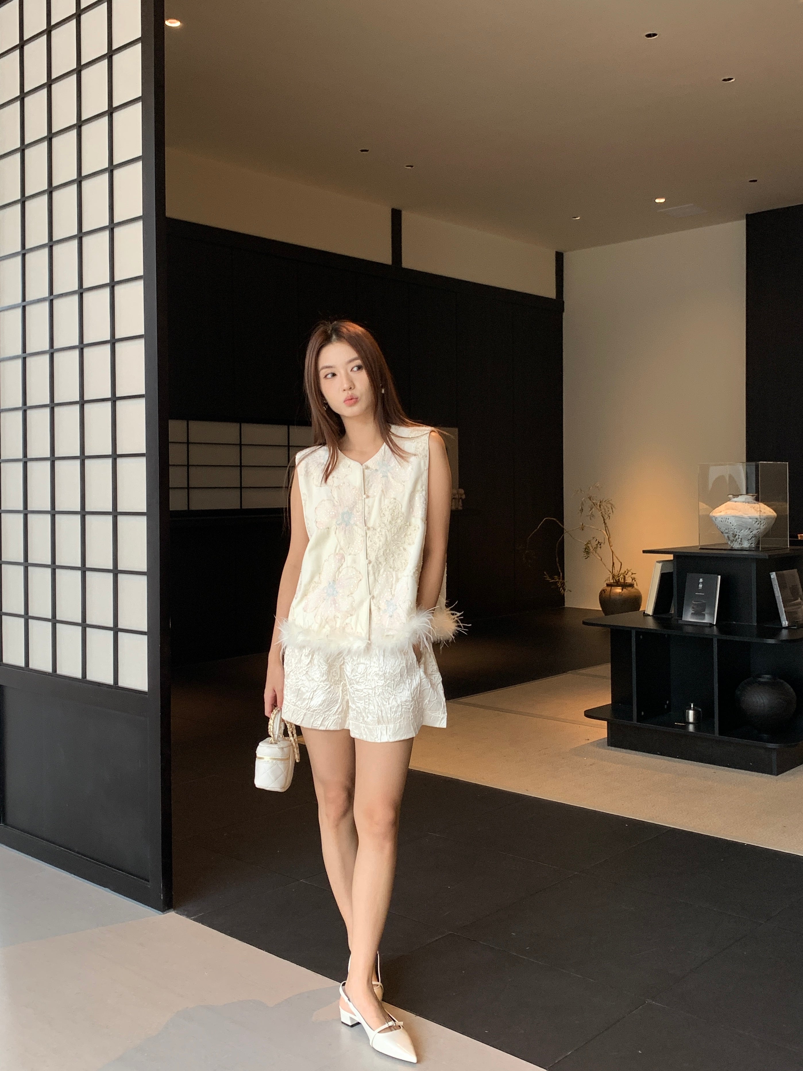 Hoo oriental top (preorder/ 2 colours)