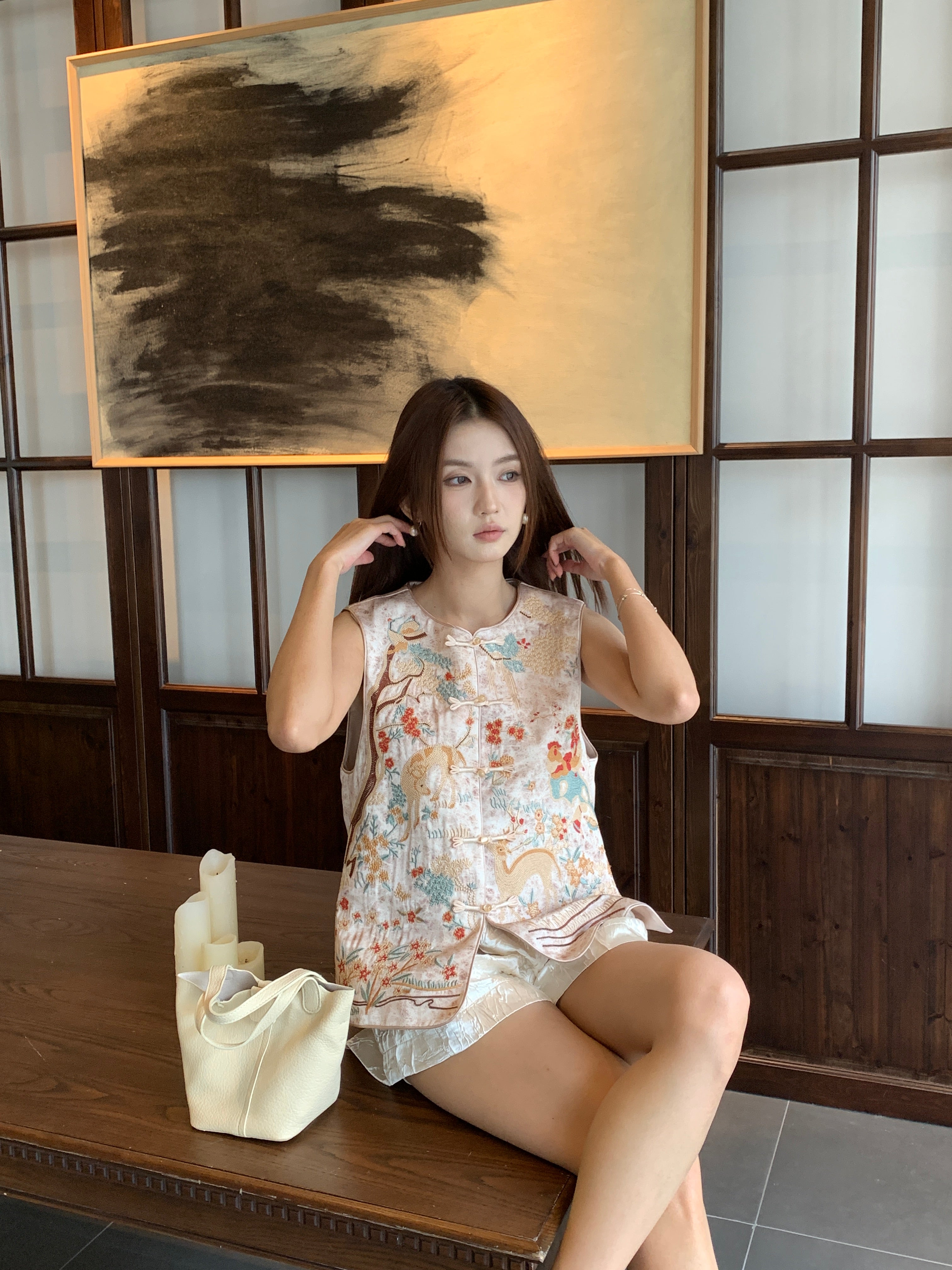 Deer oriental top (preorder)