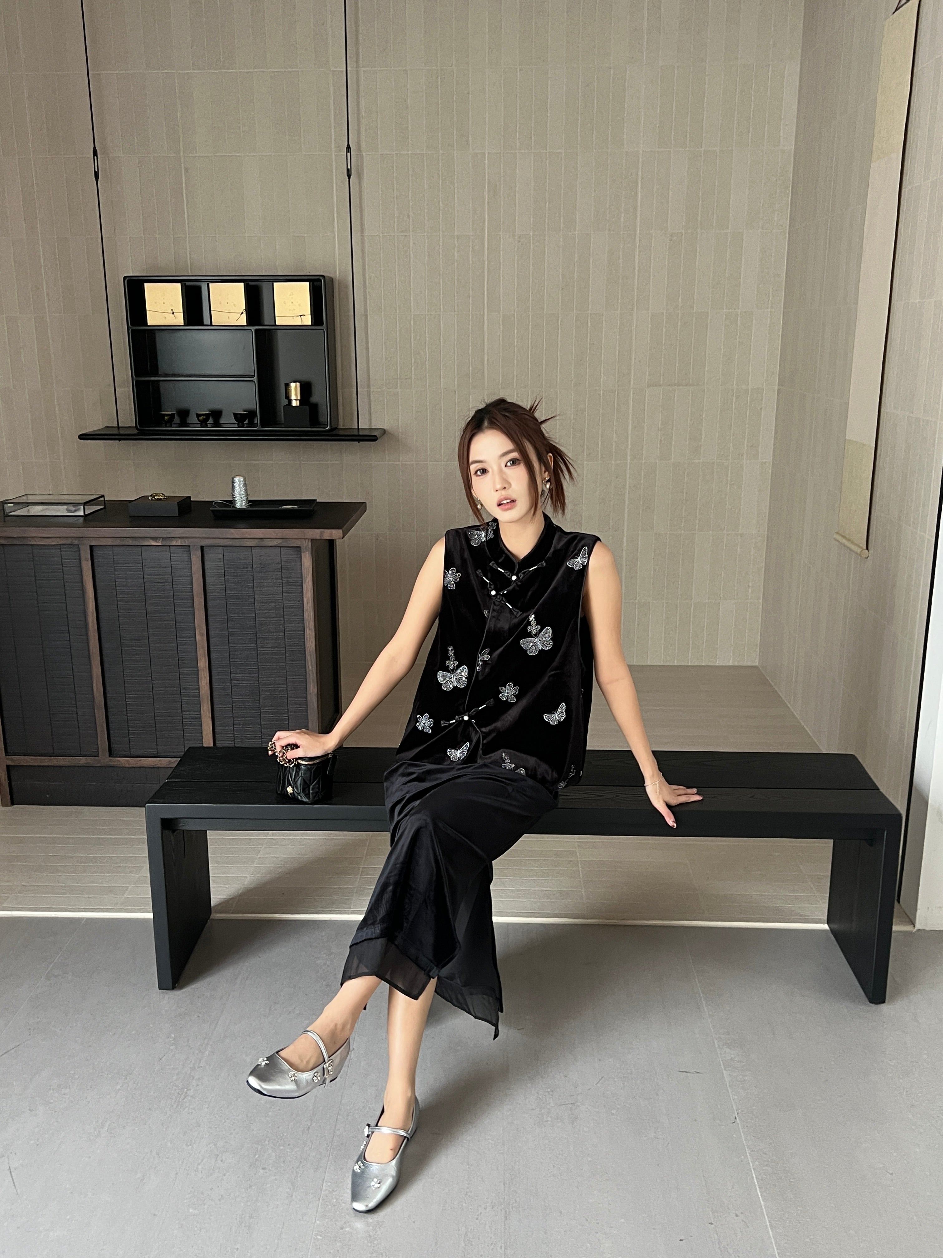 Butterfly oriental set (ready stock in XL)