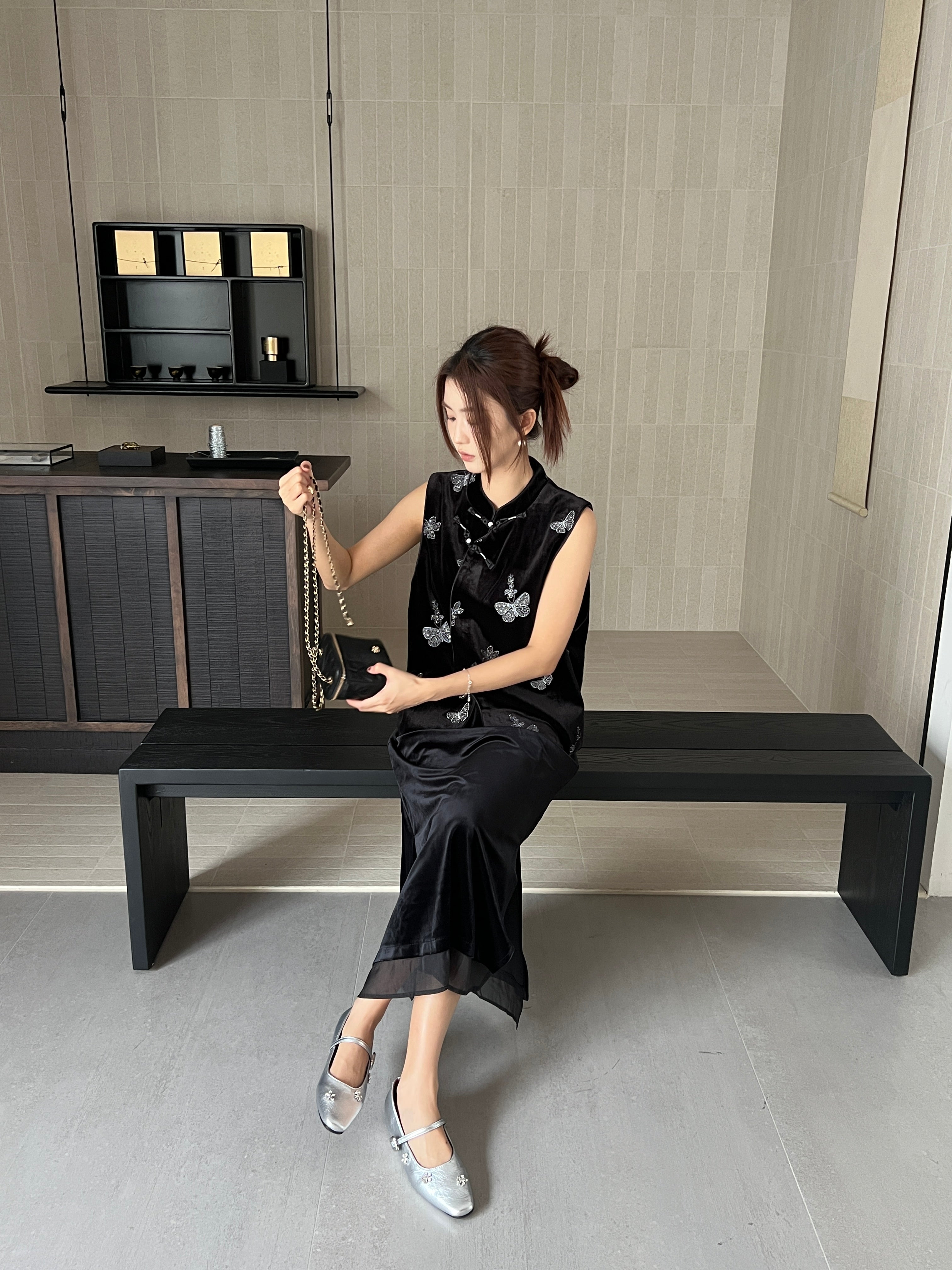 Butterfly oriental set (ready stock in XL)