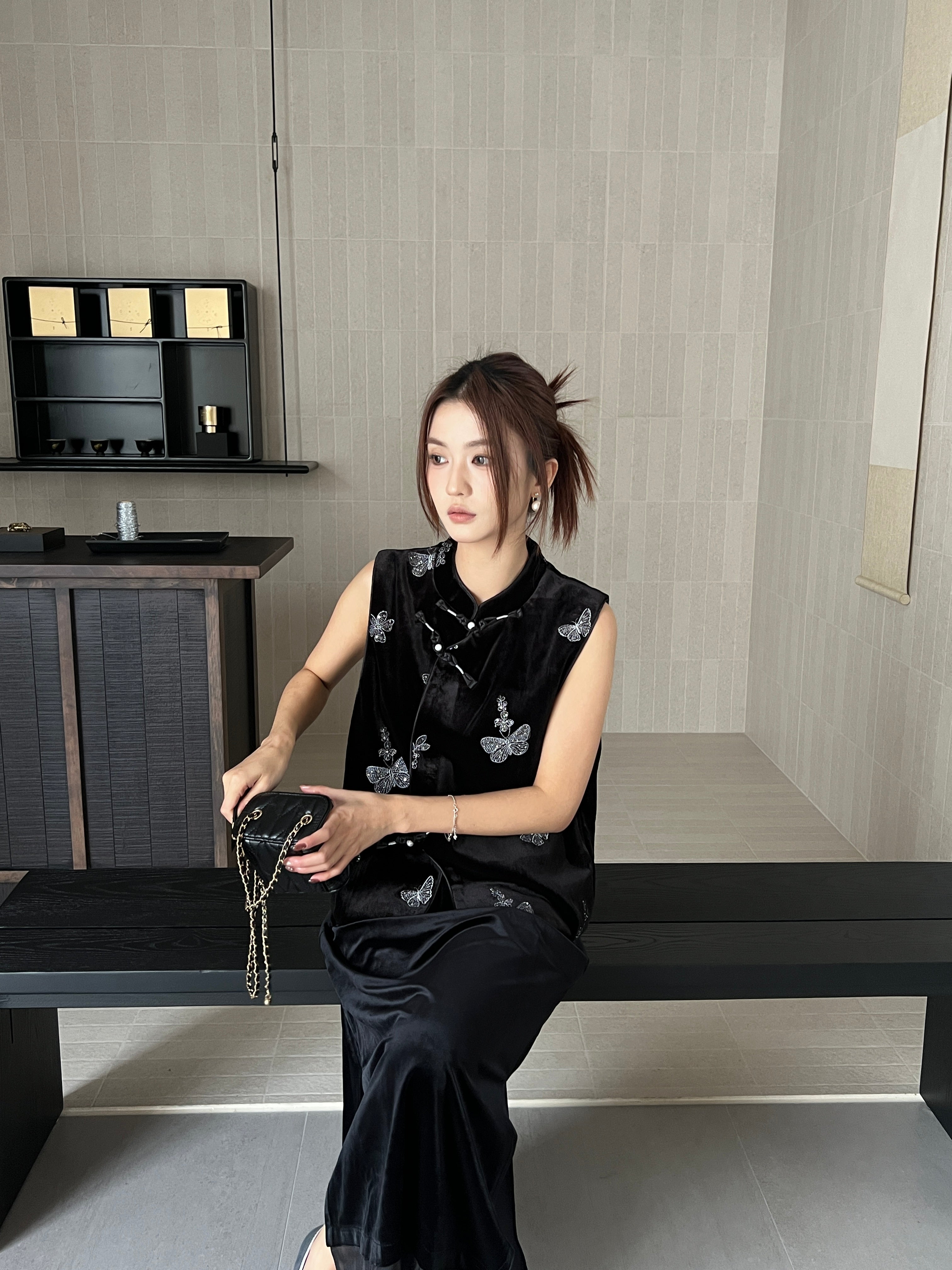 Butterfly oriental set (ready stock in XL)