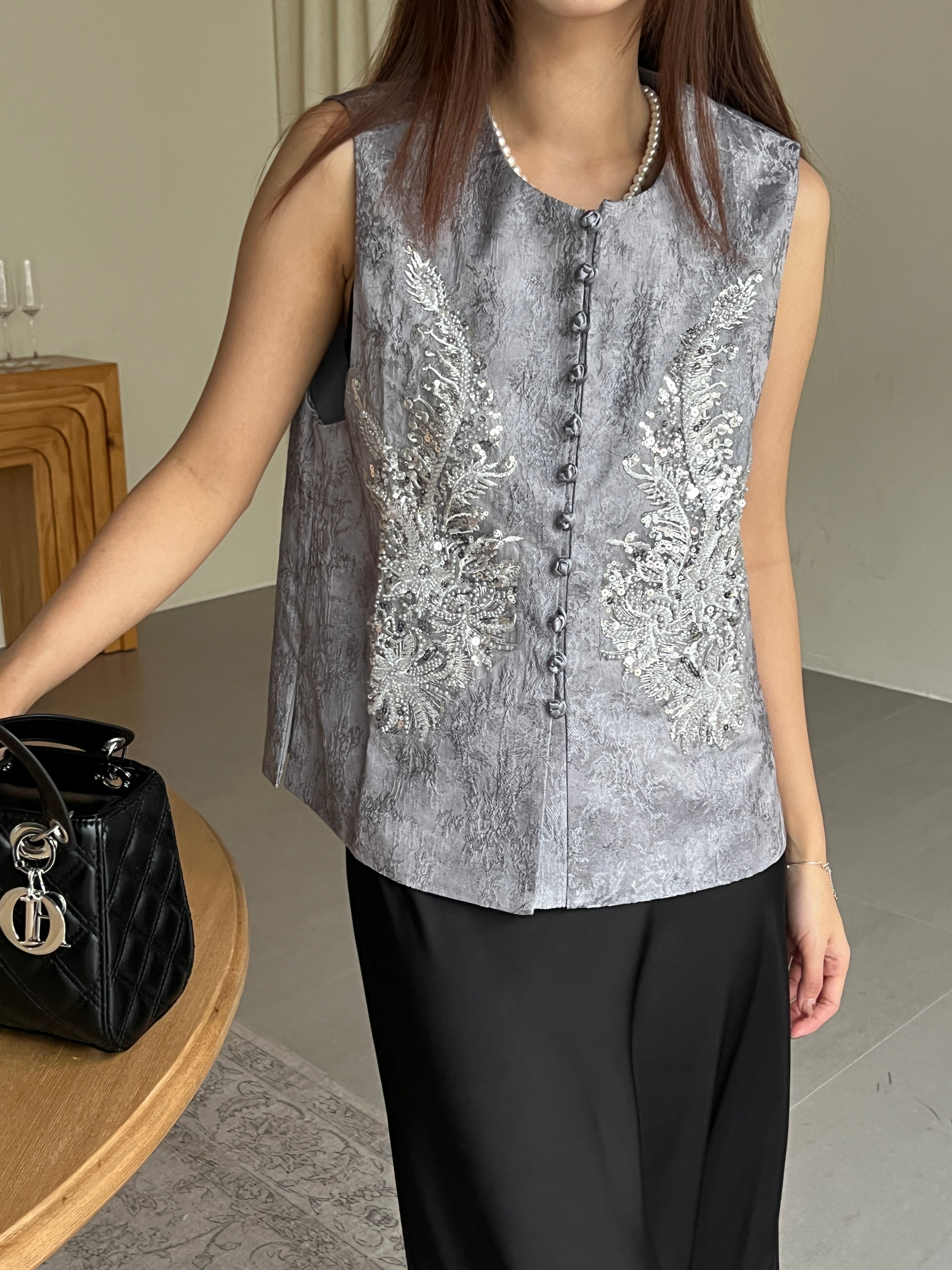 Aliyah oriental top (preorder/ 2 colours)