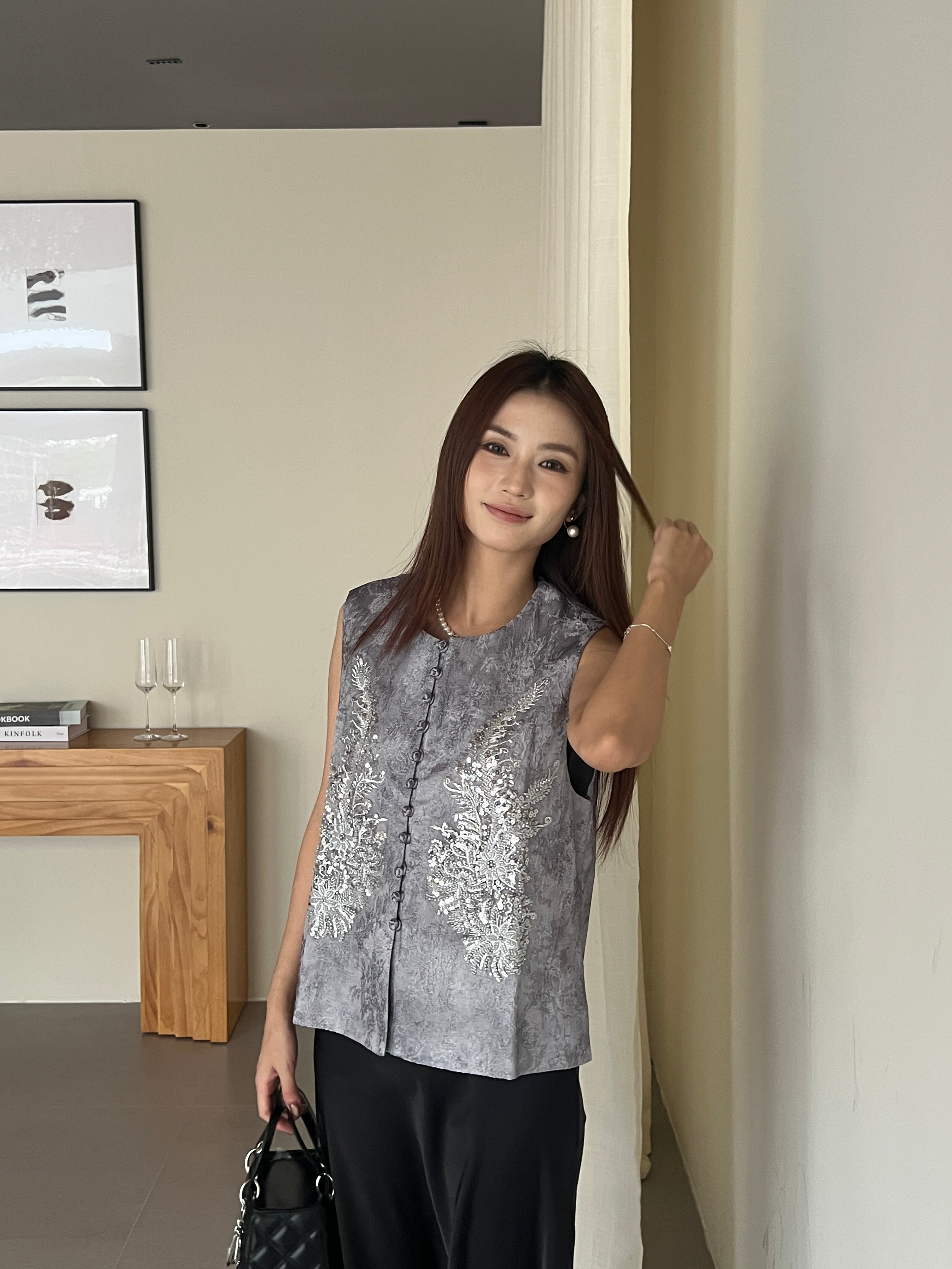 Aliyah oriental top (preorder/ 2 colours)