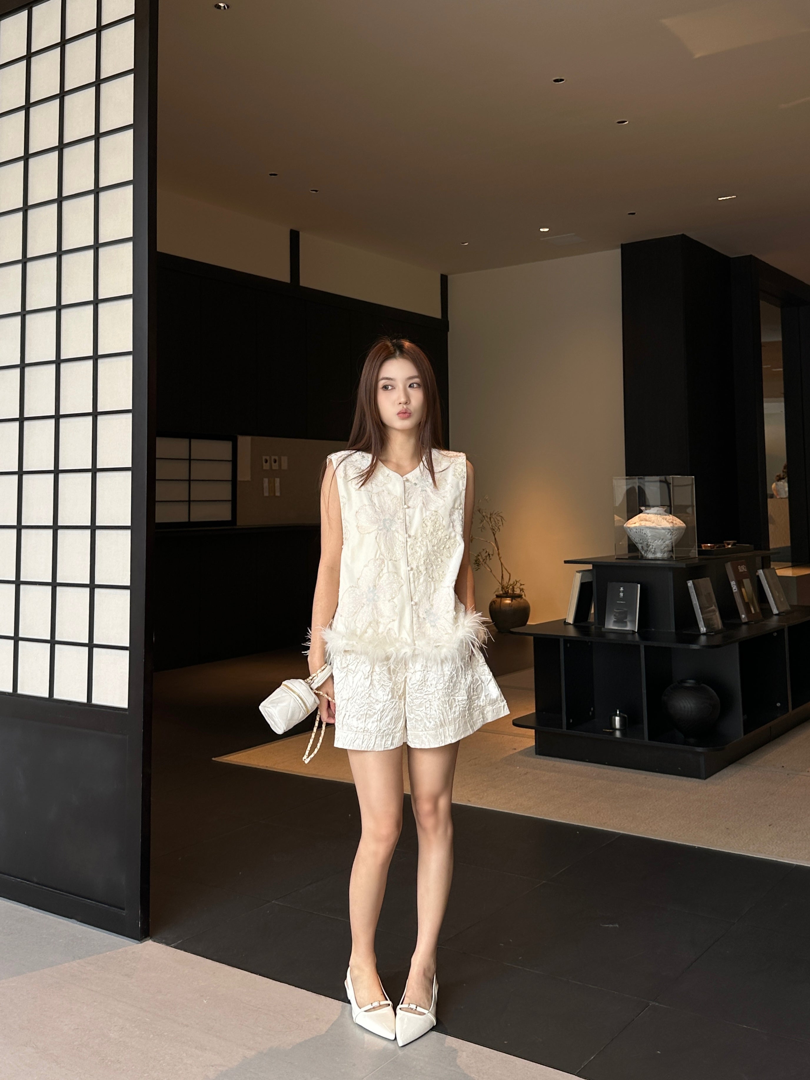 Hoo oriental top (preorder/ 2 colours)