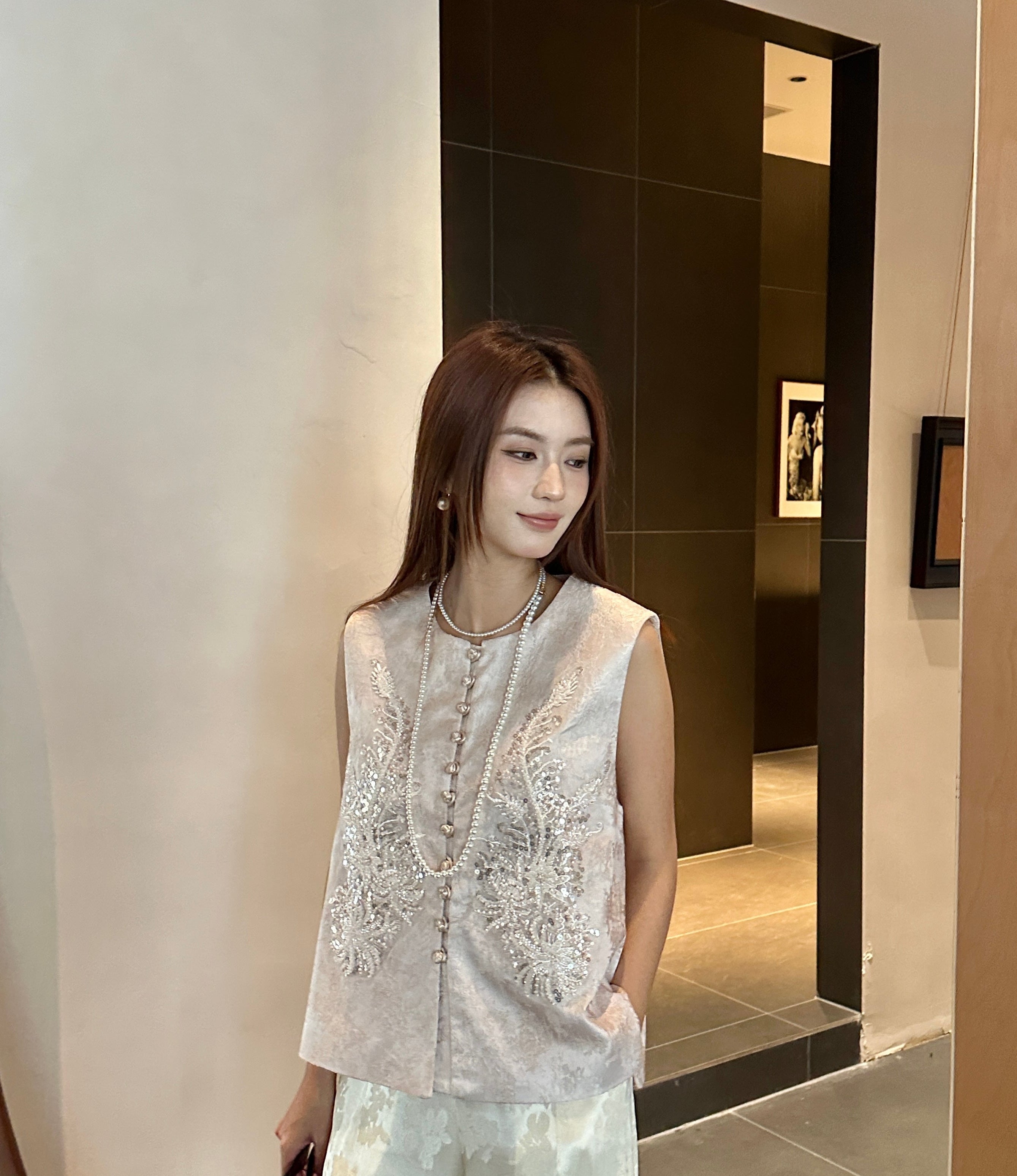 Aliyah oriental top (preorder/ 2 colours)