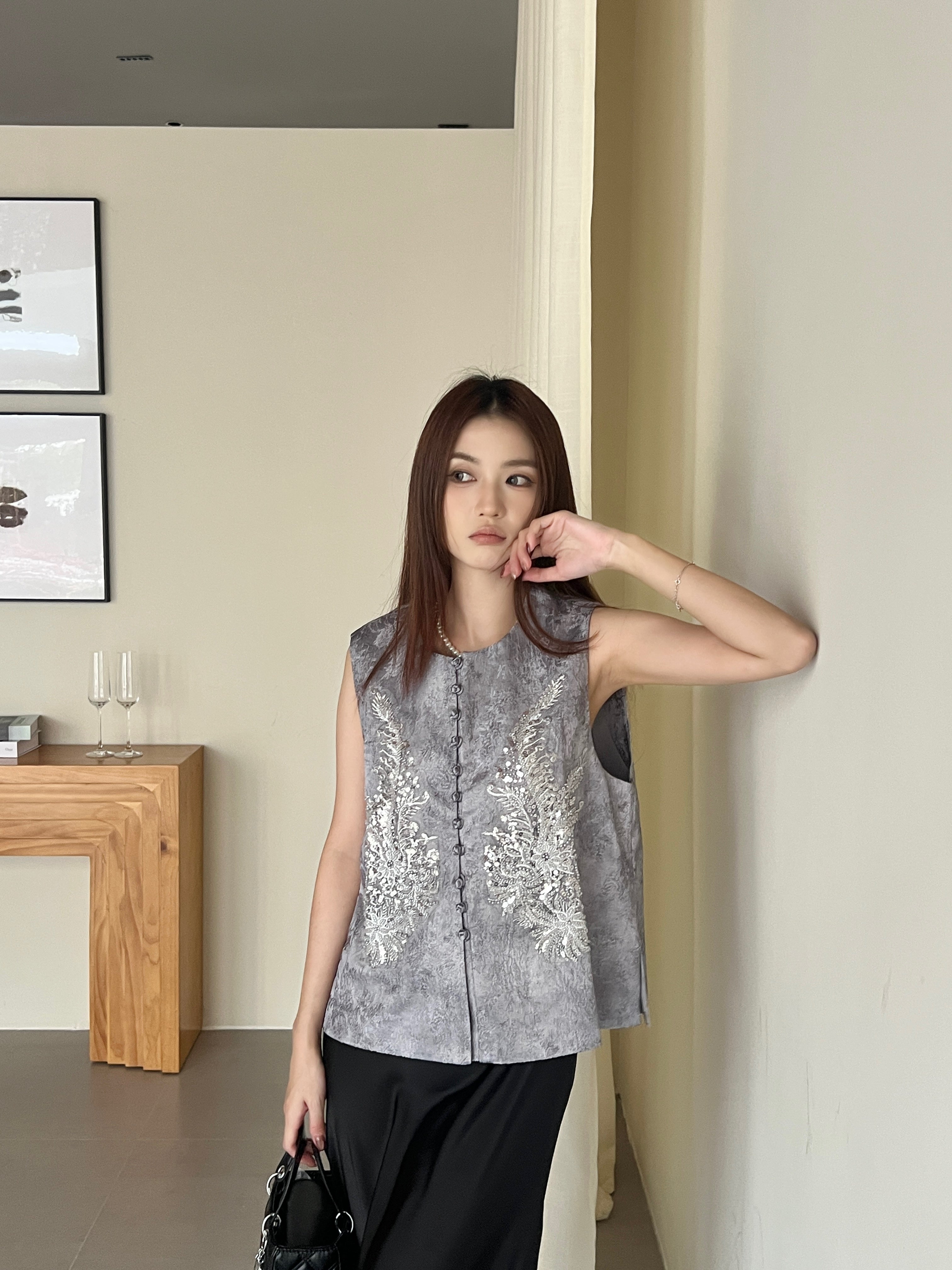 Aliyah oriental top (preorder/ 2 colours)