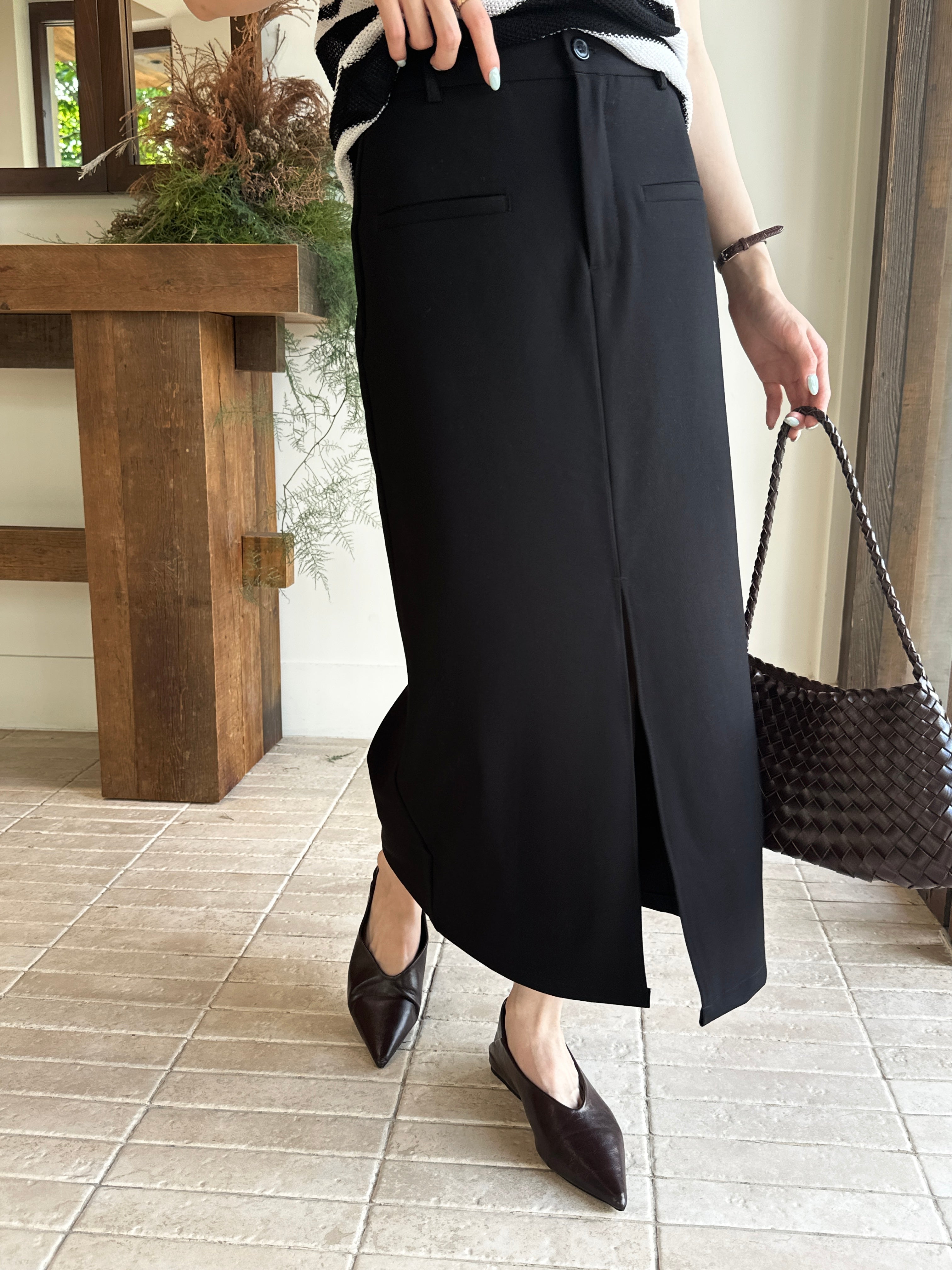 Maddy skirt (ready stock in grey (L)/ 2 colours)