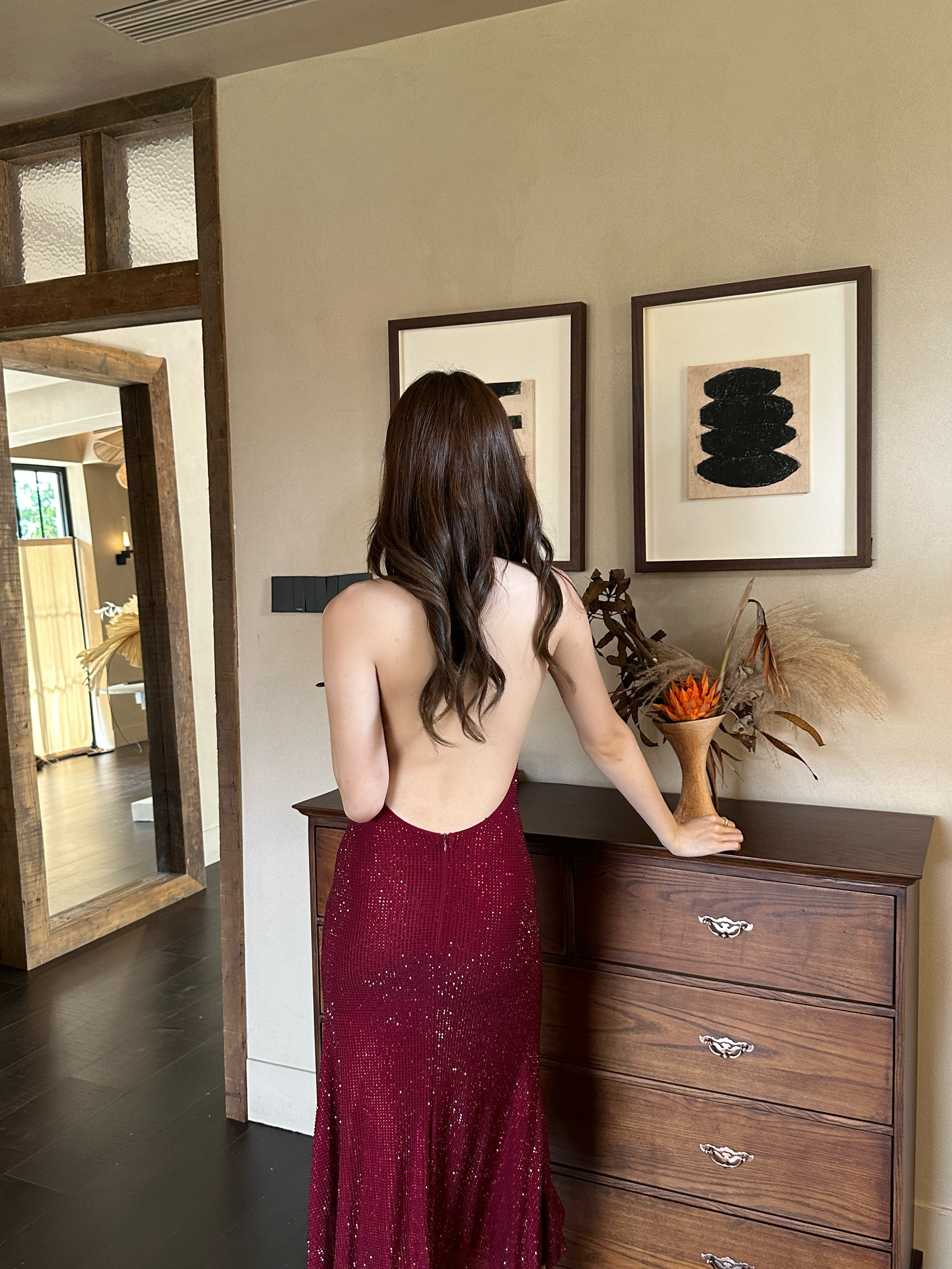 Rouge Lumiere Dress (preorder/ 2 colours)