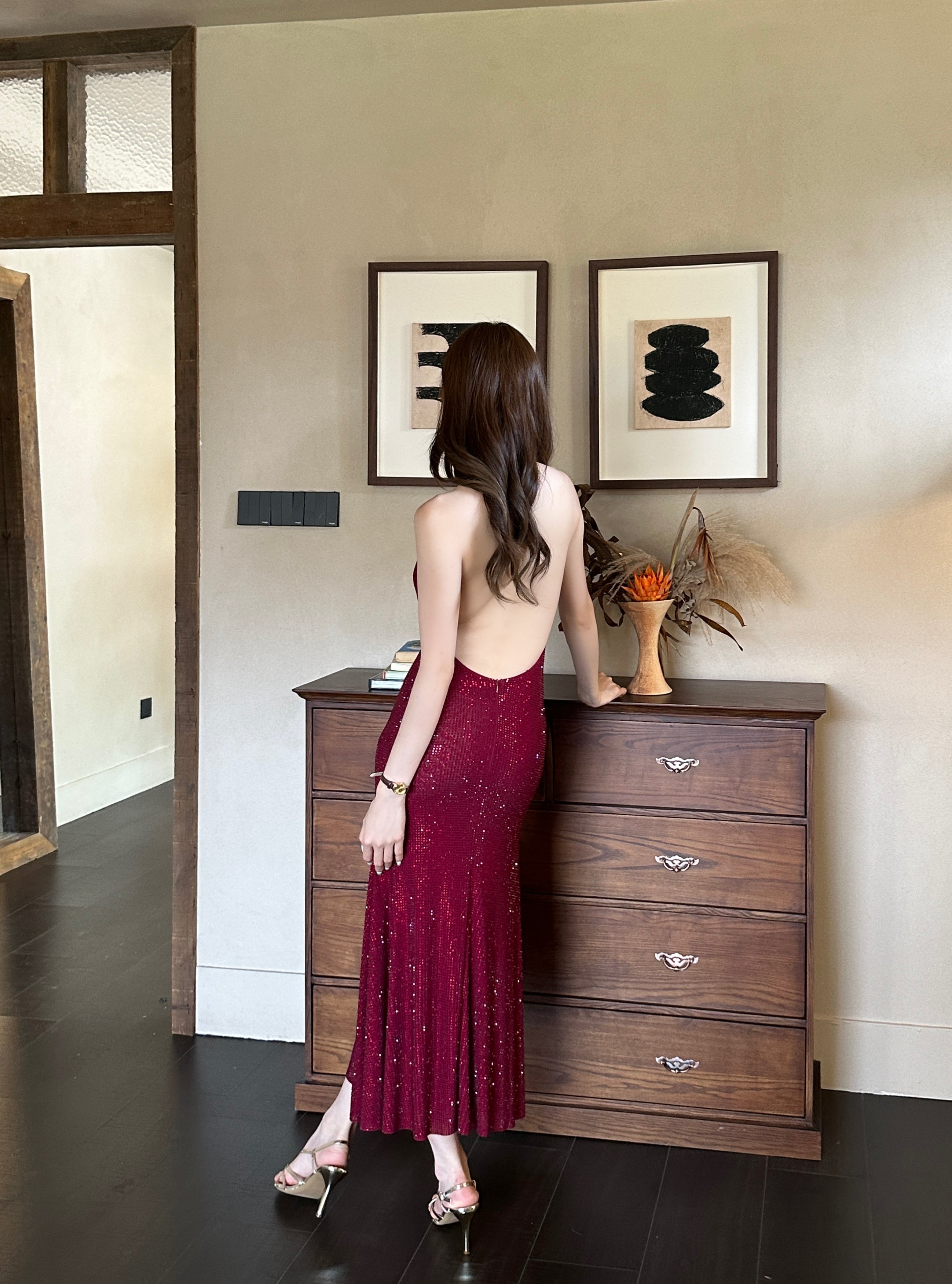 Rouge Lumiere Dress (preorder/ 2 colours)