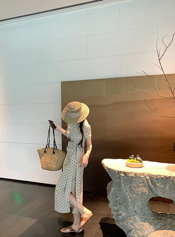 Vio polka dress (preorder)