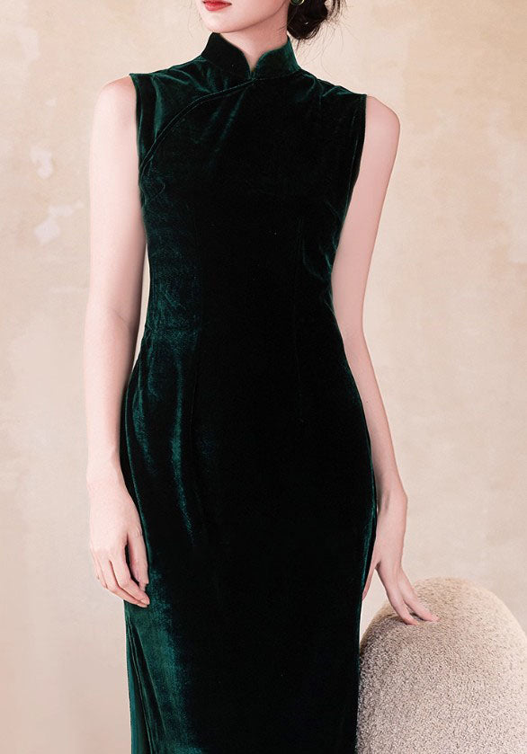 Emerald cheongsam (preorder)