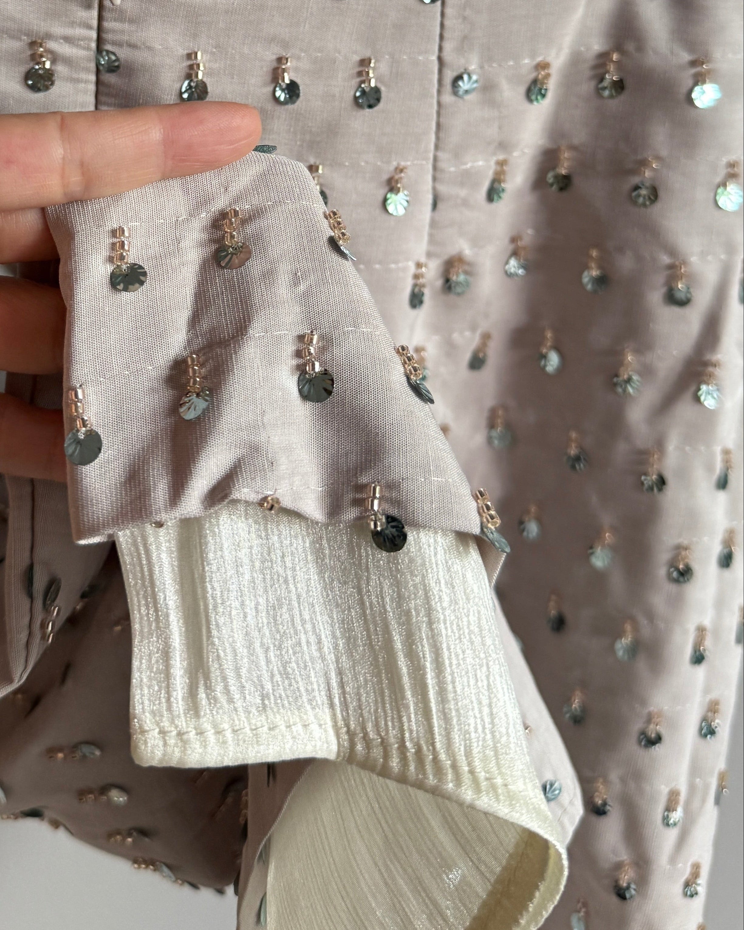 Noelle Crystal Overlay Skirt (preorder/ 2 colours)