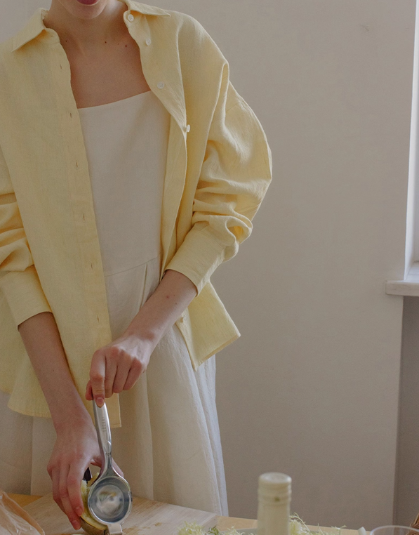 French linen shirt (preorder/ 2 colours)