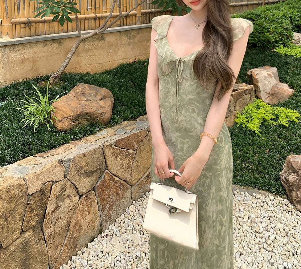 Olivia ruffled dress (preorder)