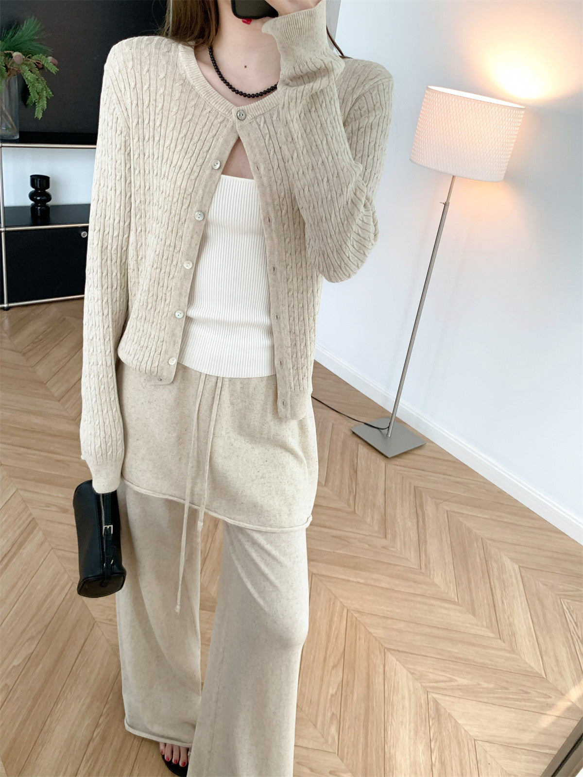 Irin oxford cardigan (preorder/ 2 colours)