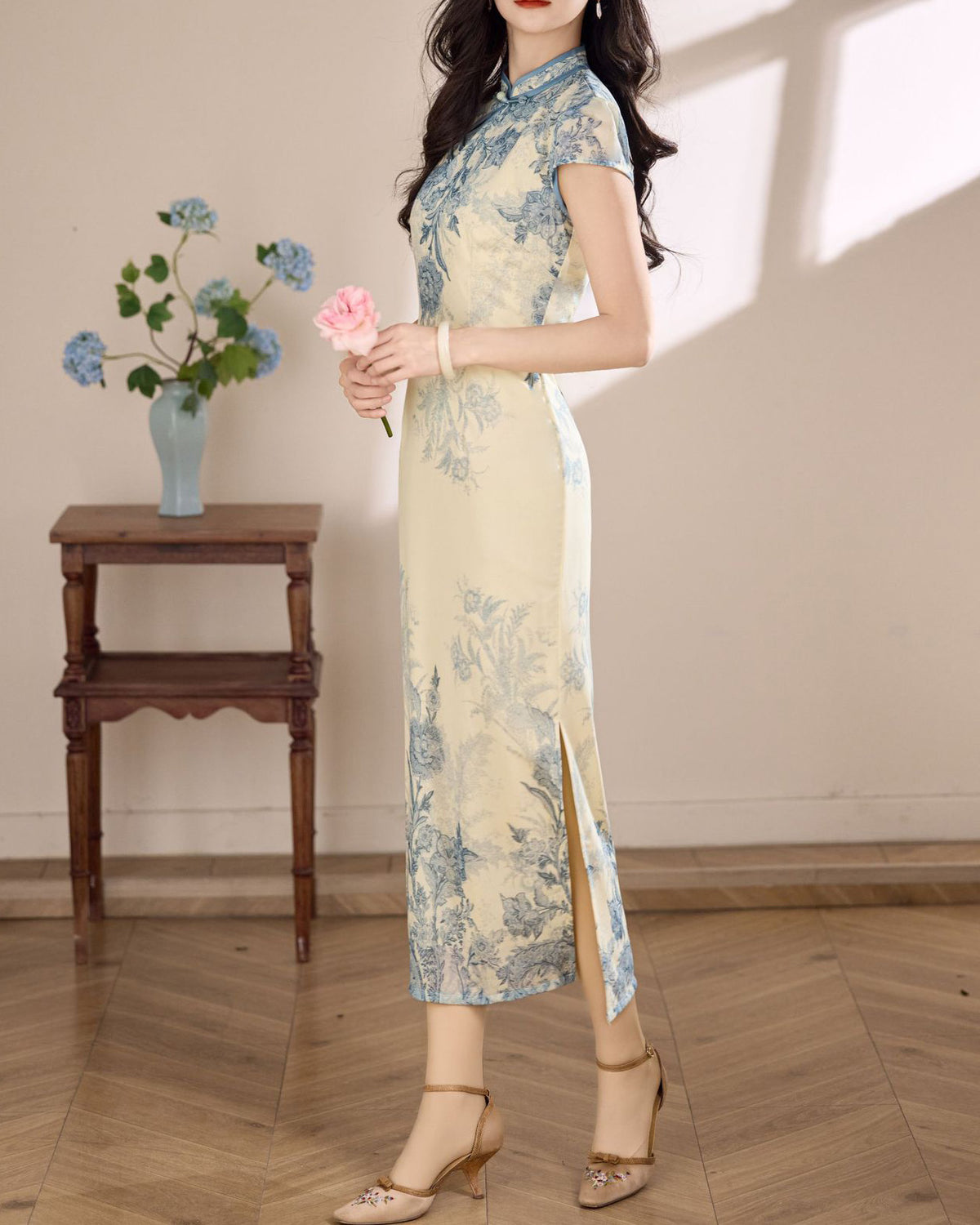 Sybella porcelain cheongsam (preorder)